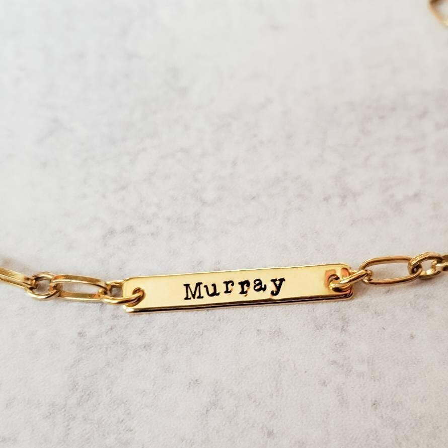Paperclip Chain Custom Name Necklace