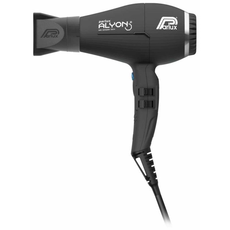Parlux Alyon professional hair dryer with ionic technology for fast, static-free drying.