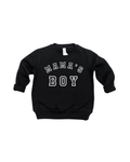 Mama's Boy Varsity Sweatshirt - Kids Sporty Crewneck Pullover