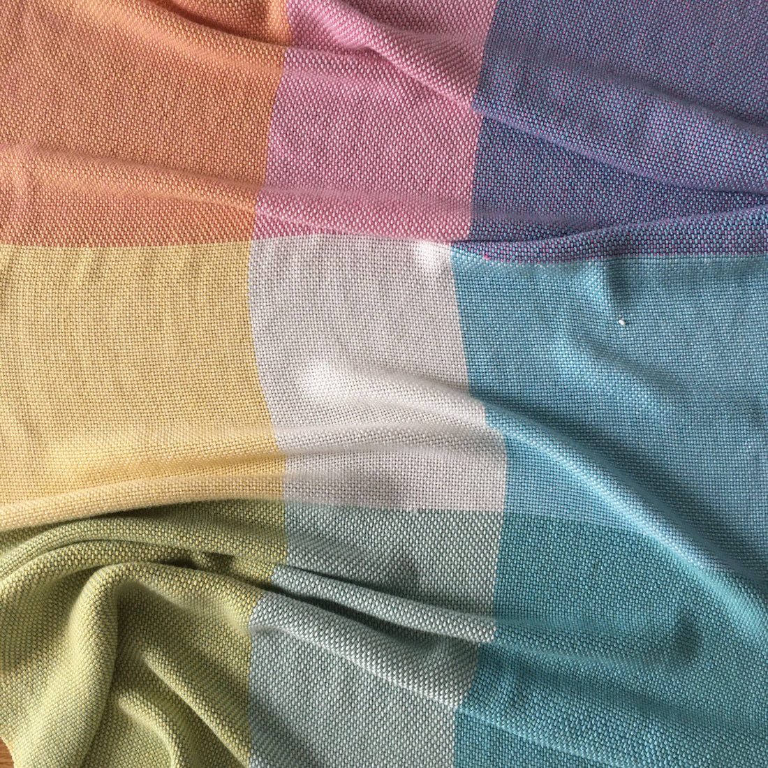 Pastel Dreams Baby Blanket Weaving Pattern for Nursery Decor