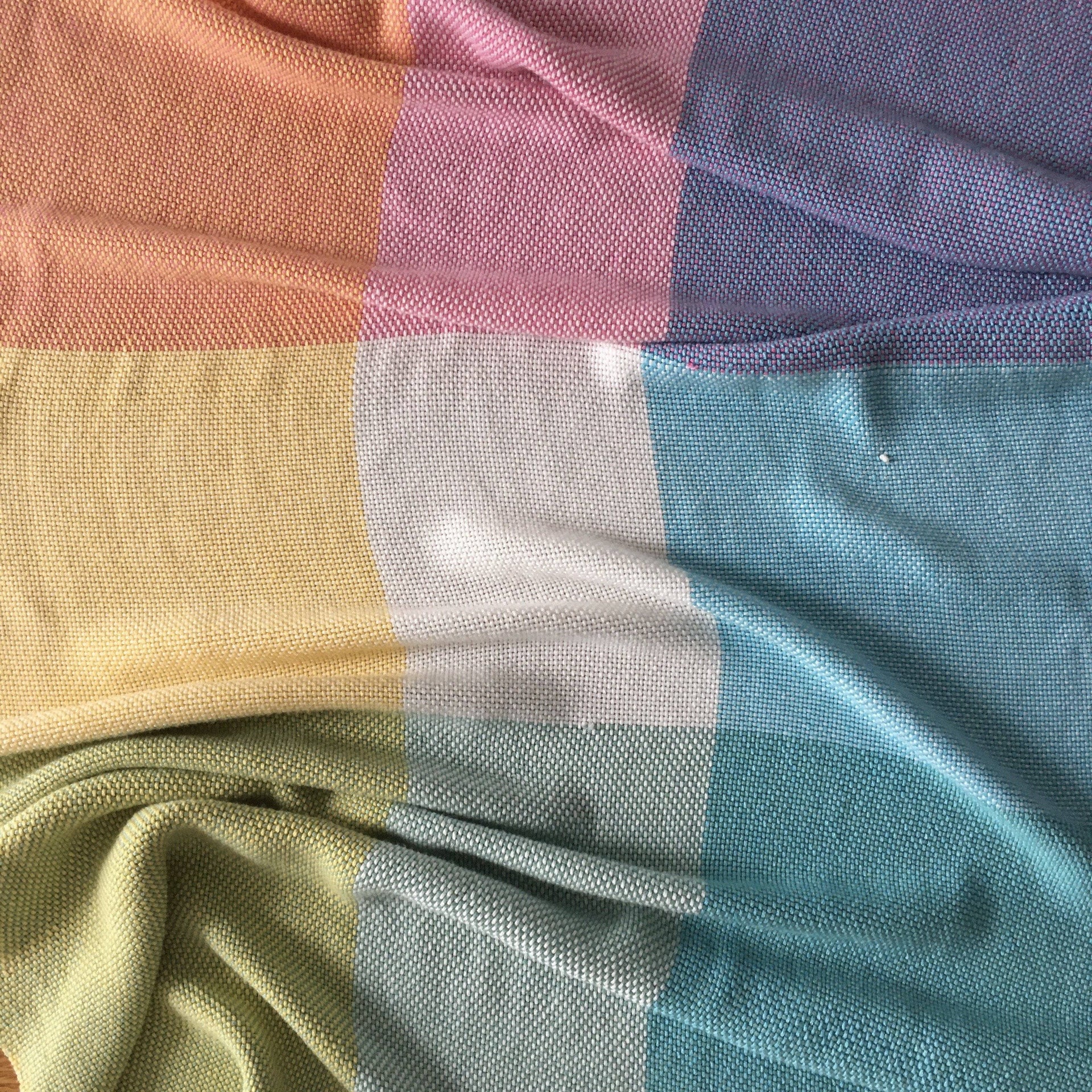 Pastel Dreams Baby Blanket Weaving Pattern for Nursery Decor