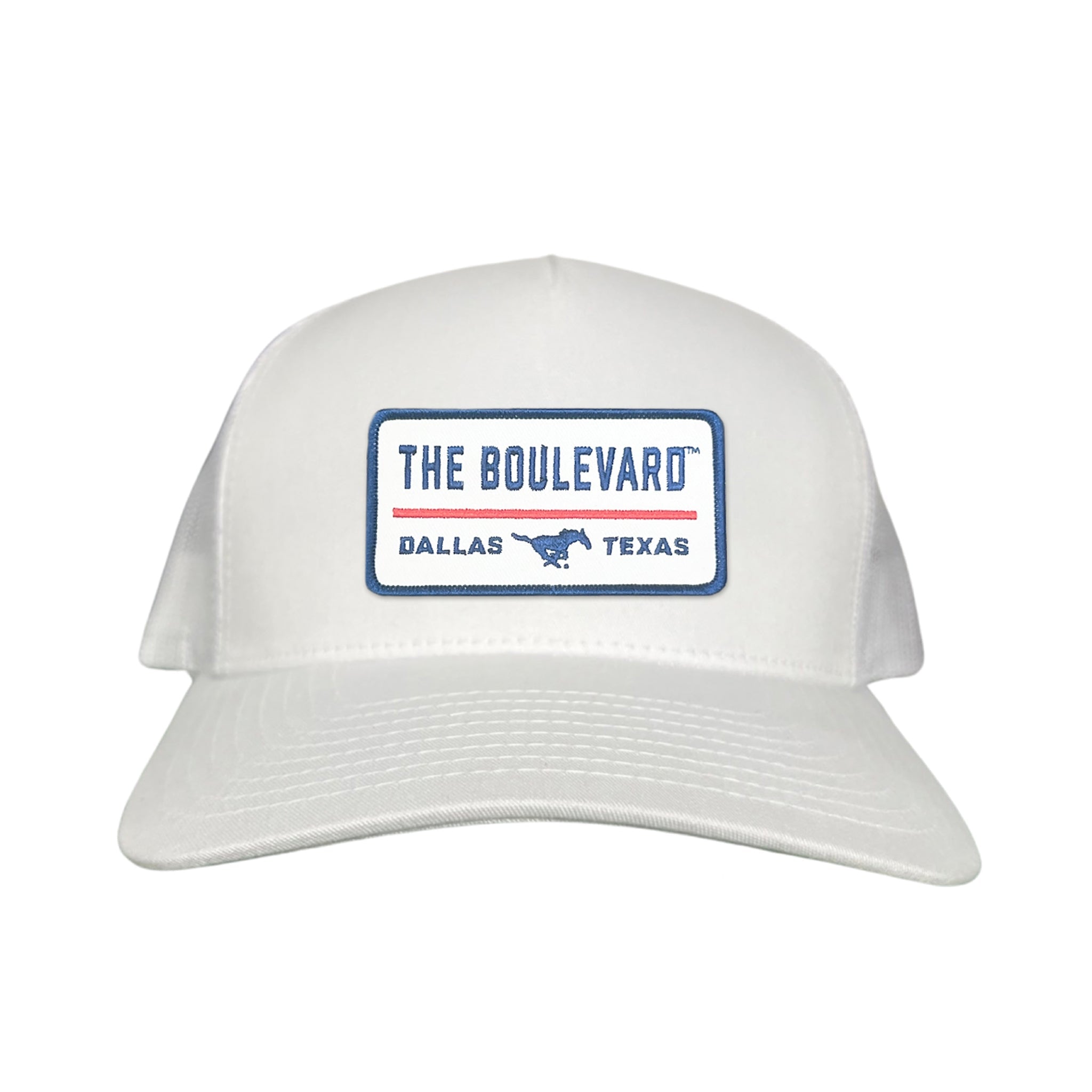 SMU The Boulevard Rectangle Patch Mesh Snapback Hat
