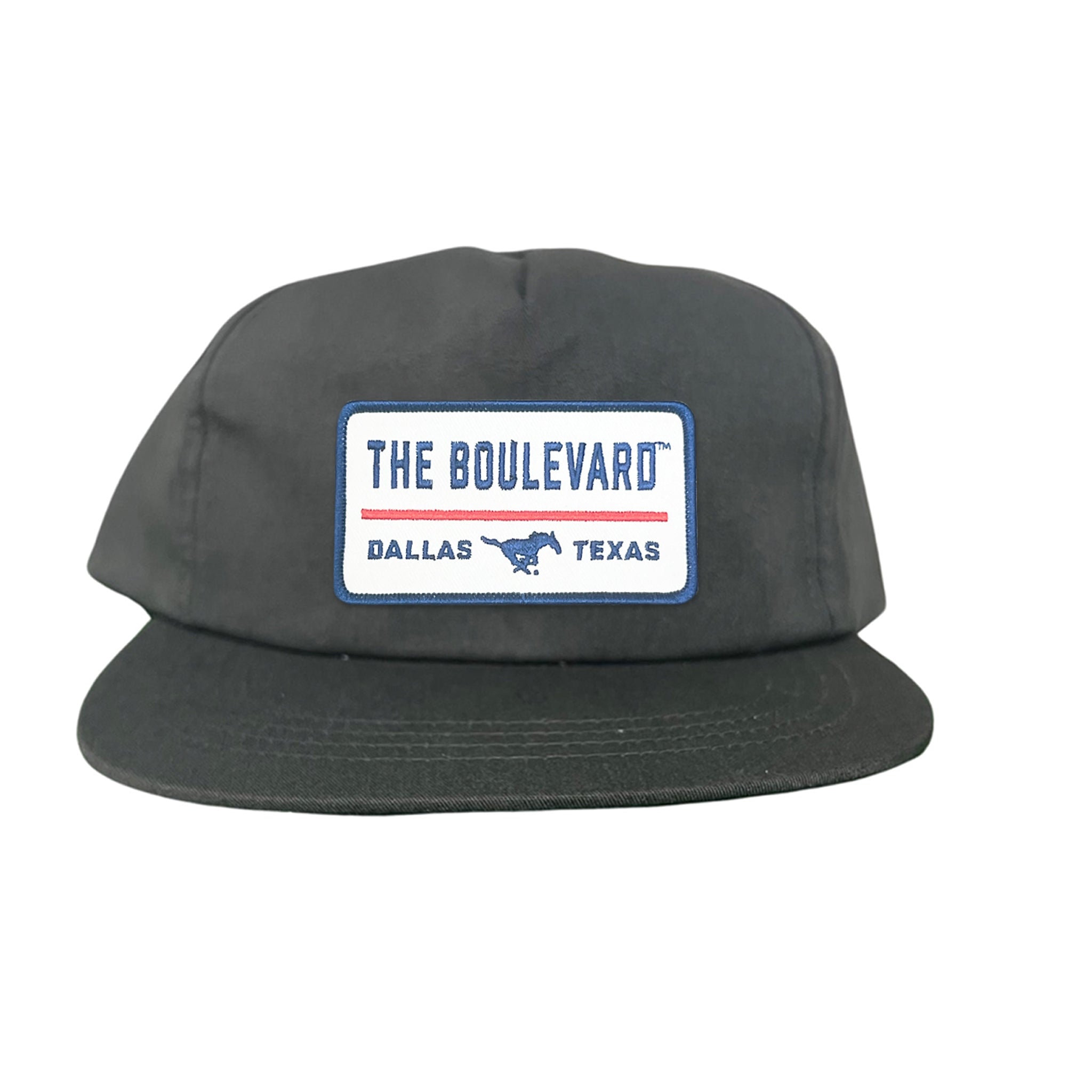 SMU The Boulevard Rectangle Patch Mesh Snapback Hat