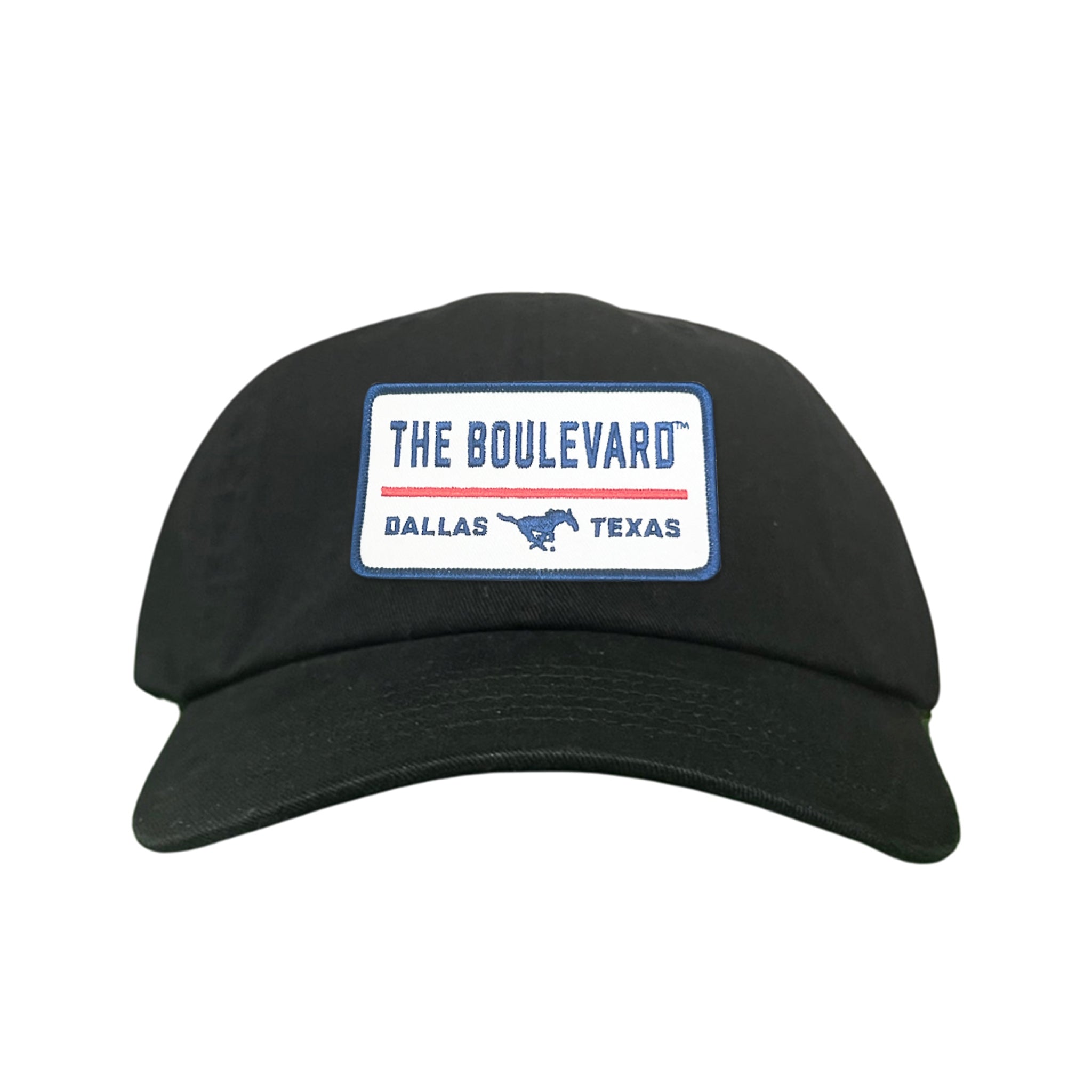 SMU The Boulevard Rectangle Patch Mesh Snapback Hat