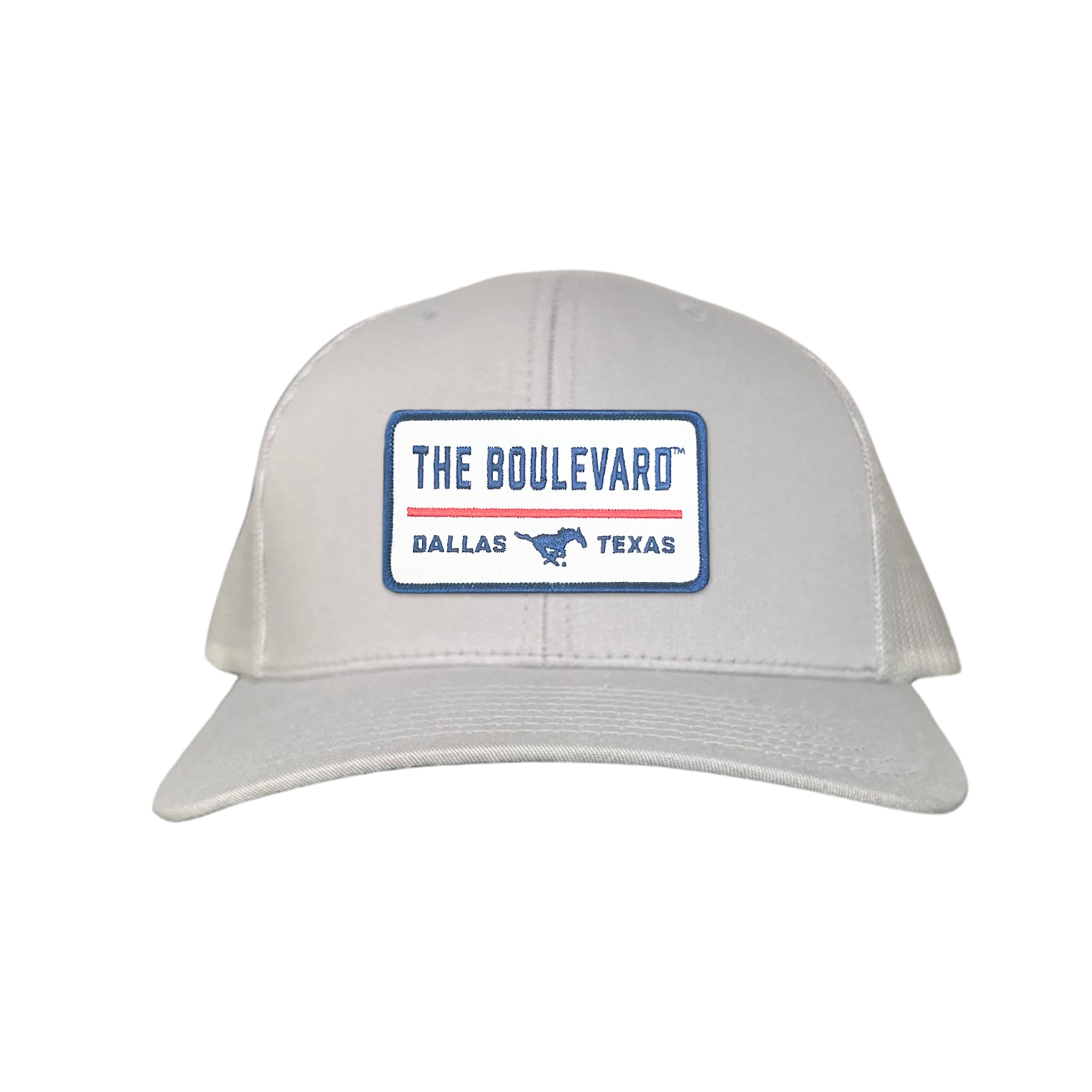 SMU The Boulevard Rectangle Patch Mesh Snapback Hat