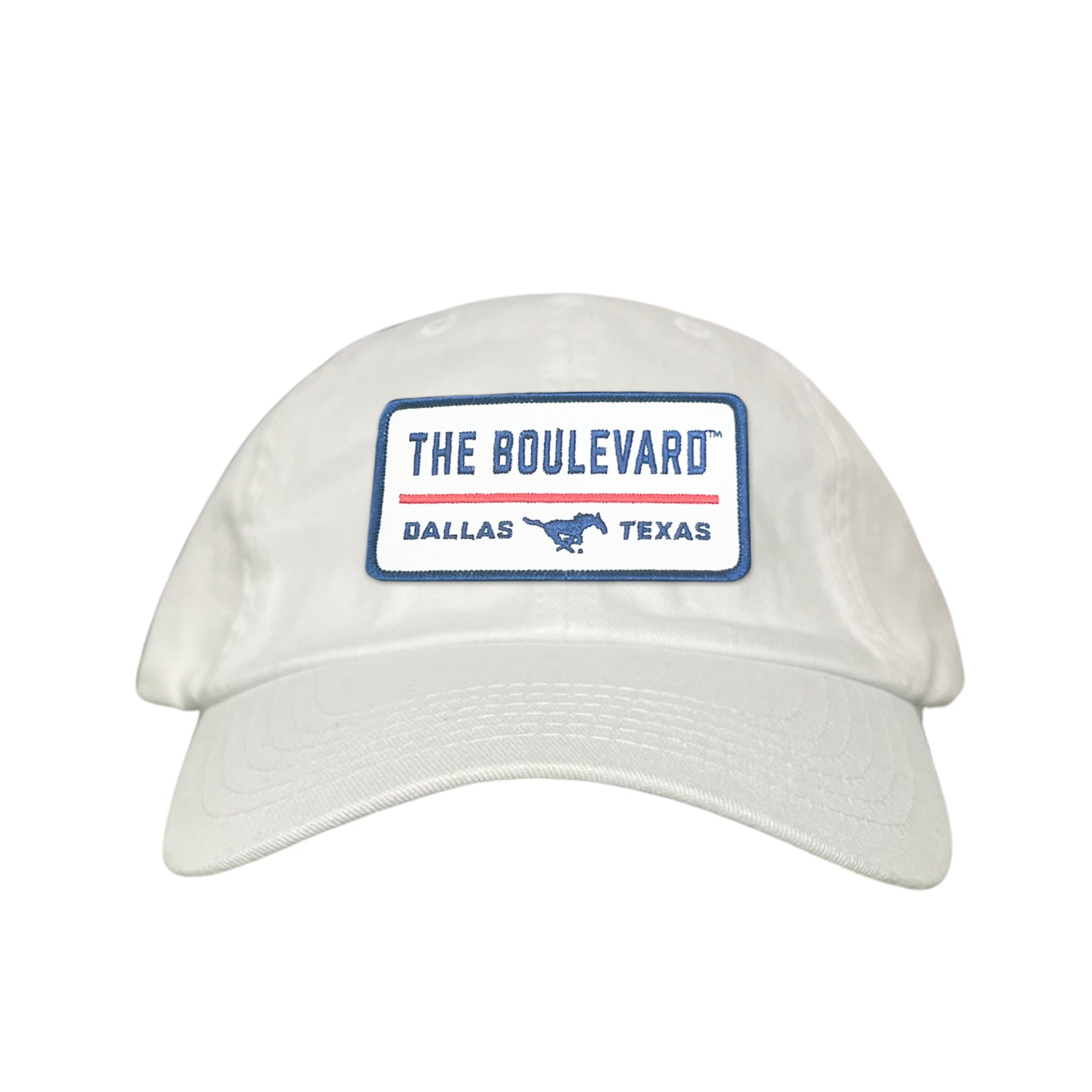 SMU The Boulevard Rectangle Patch Mesh Snapback Hat