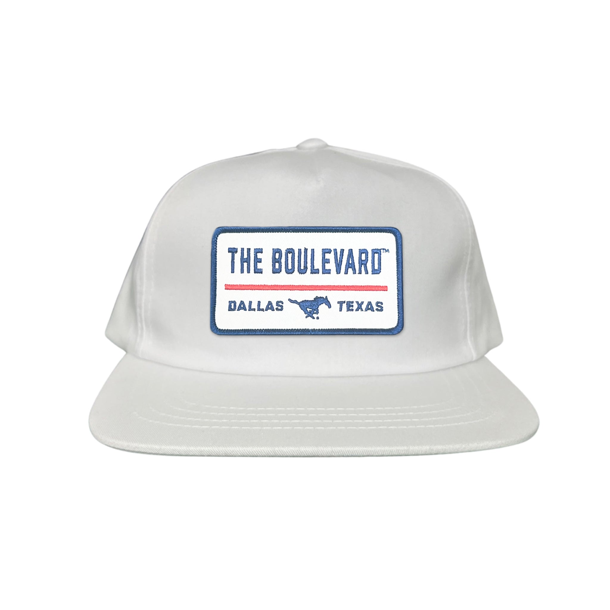 SMU The Boulevard Rectangle Patch Mesh Snapback Hat