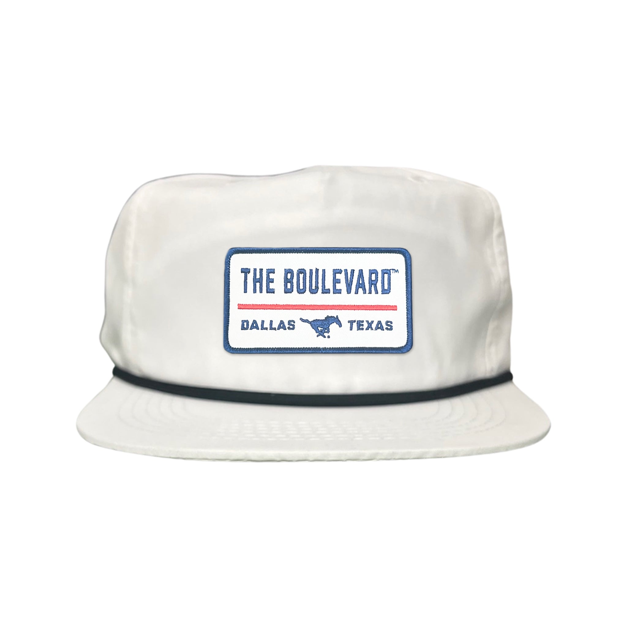 SMU The Boulevard Rectangle Patch Mesh Snapback Hat