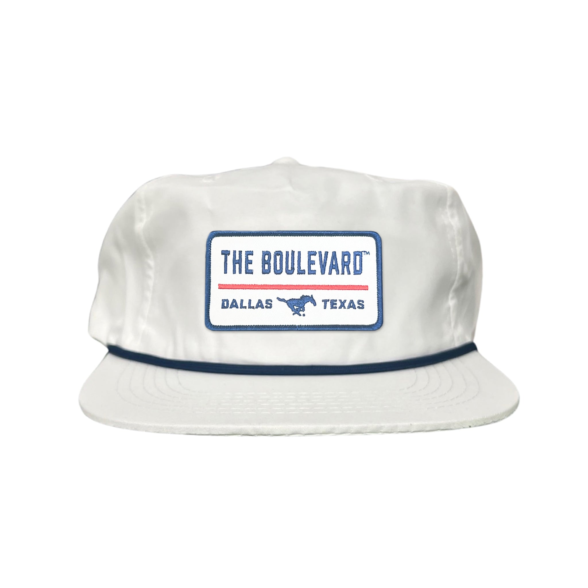 SMU The Boulevard Rectangle Patch Mesh Snapback Hat
