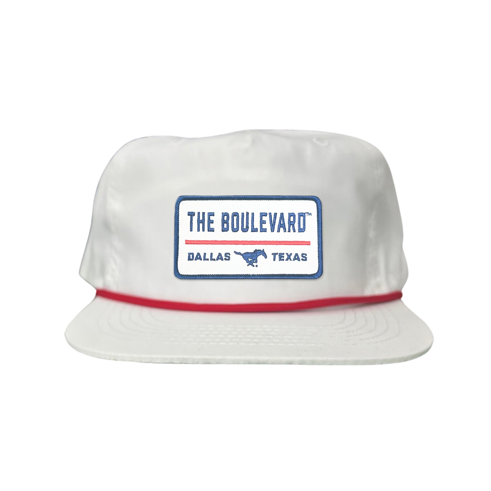 SMU The Boulevard Rectangle Patch Mesh Snapback Hat