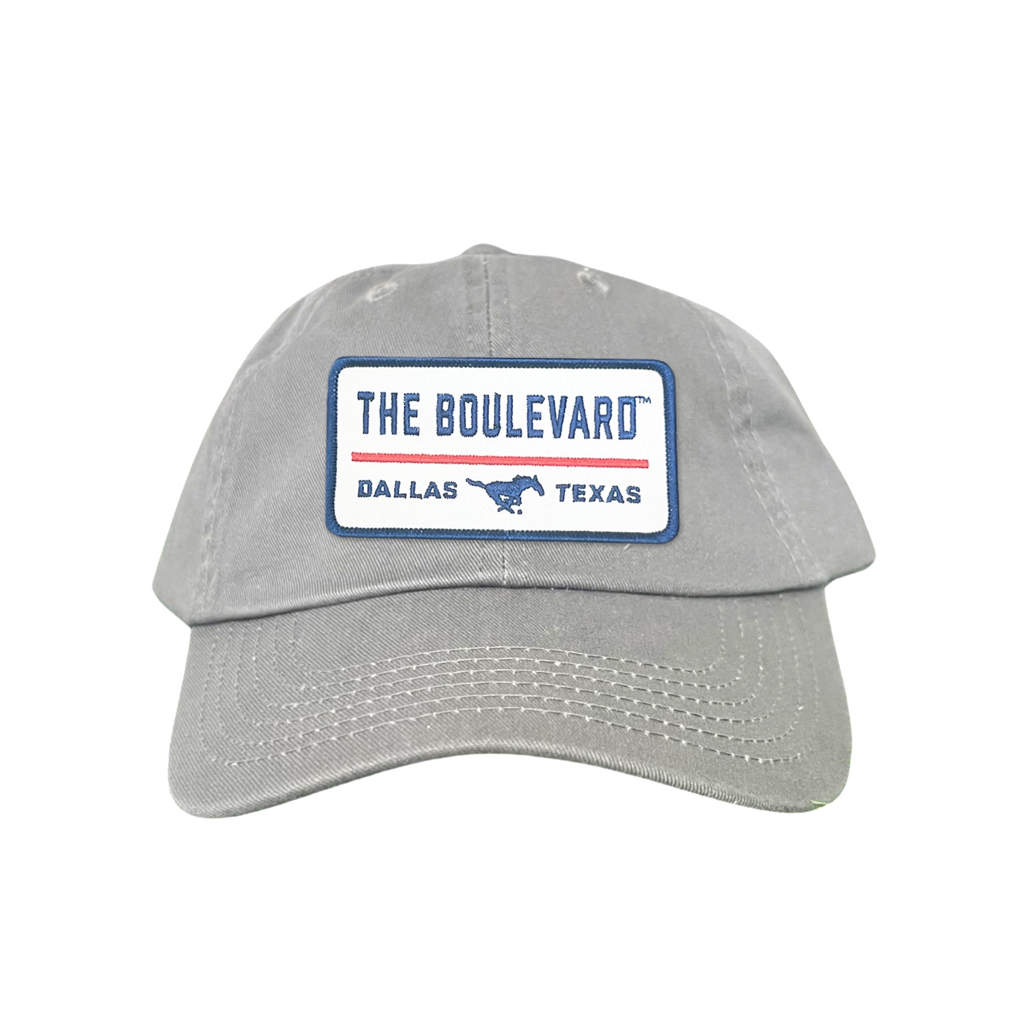 SMU The Boulevard Rectangle Patch Mesh Snapback Hat