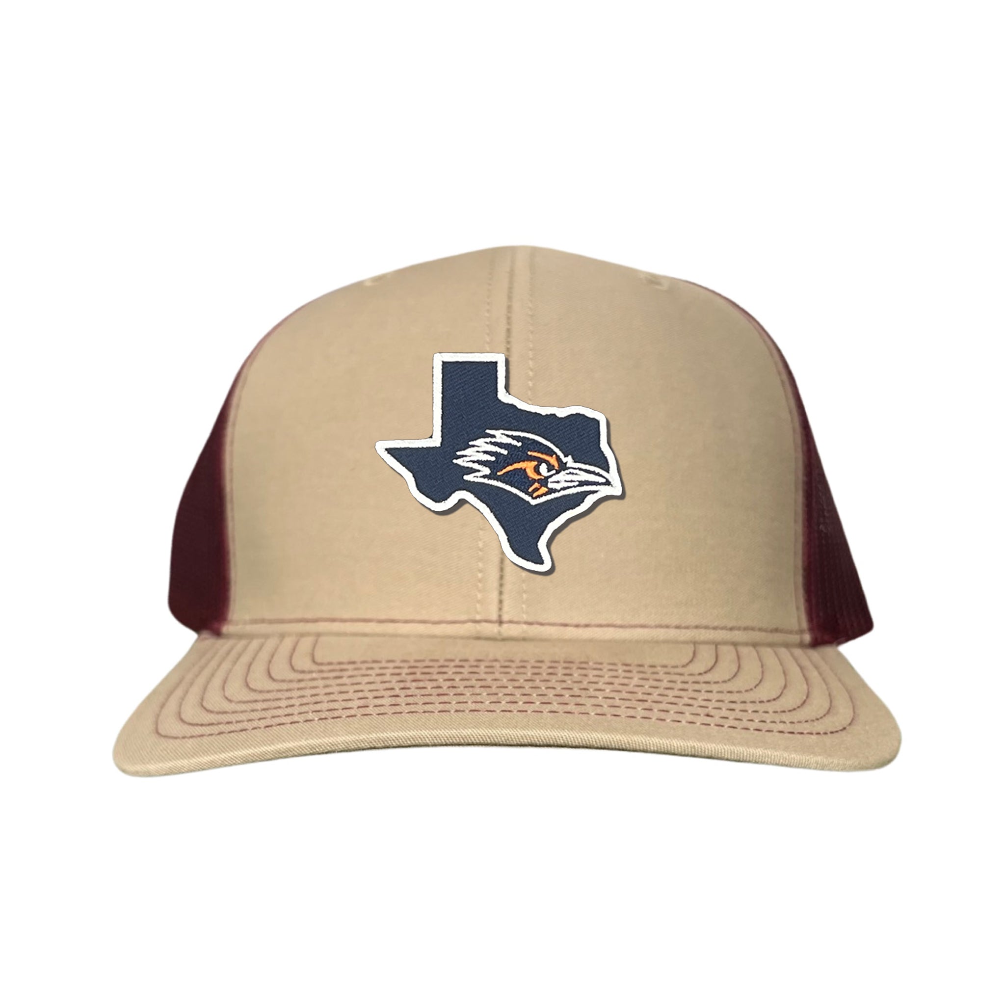 UTSA State of Texas with Roadrunner / Curved Bill Mesh Snapback