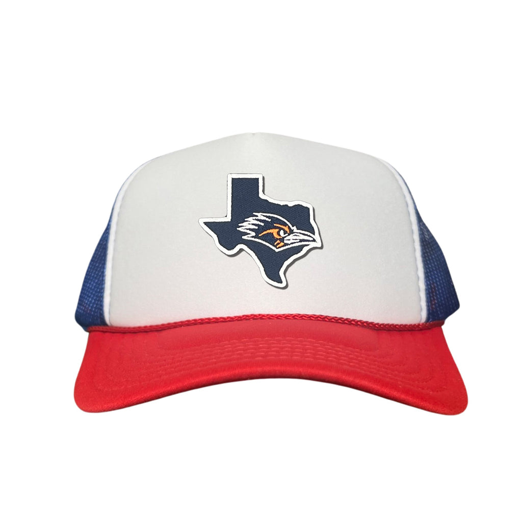 UTSA State of Texas with Roadrunner / Curved Bill Mesh Snapback