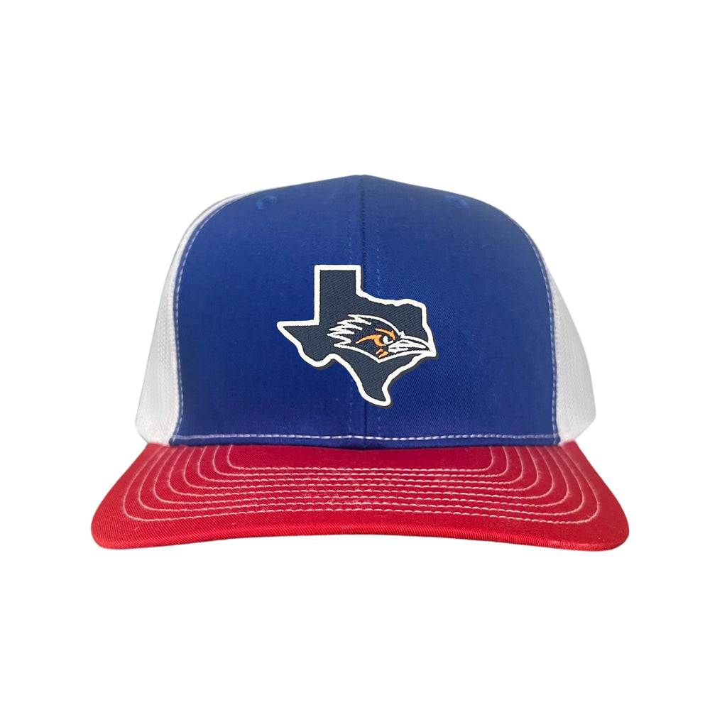 UTSA State of Texas with Roadrunner / Curved Bill Mesh Snapback