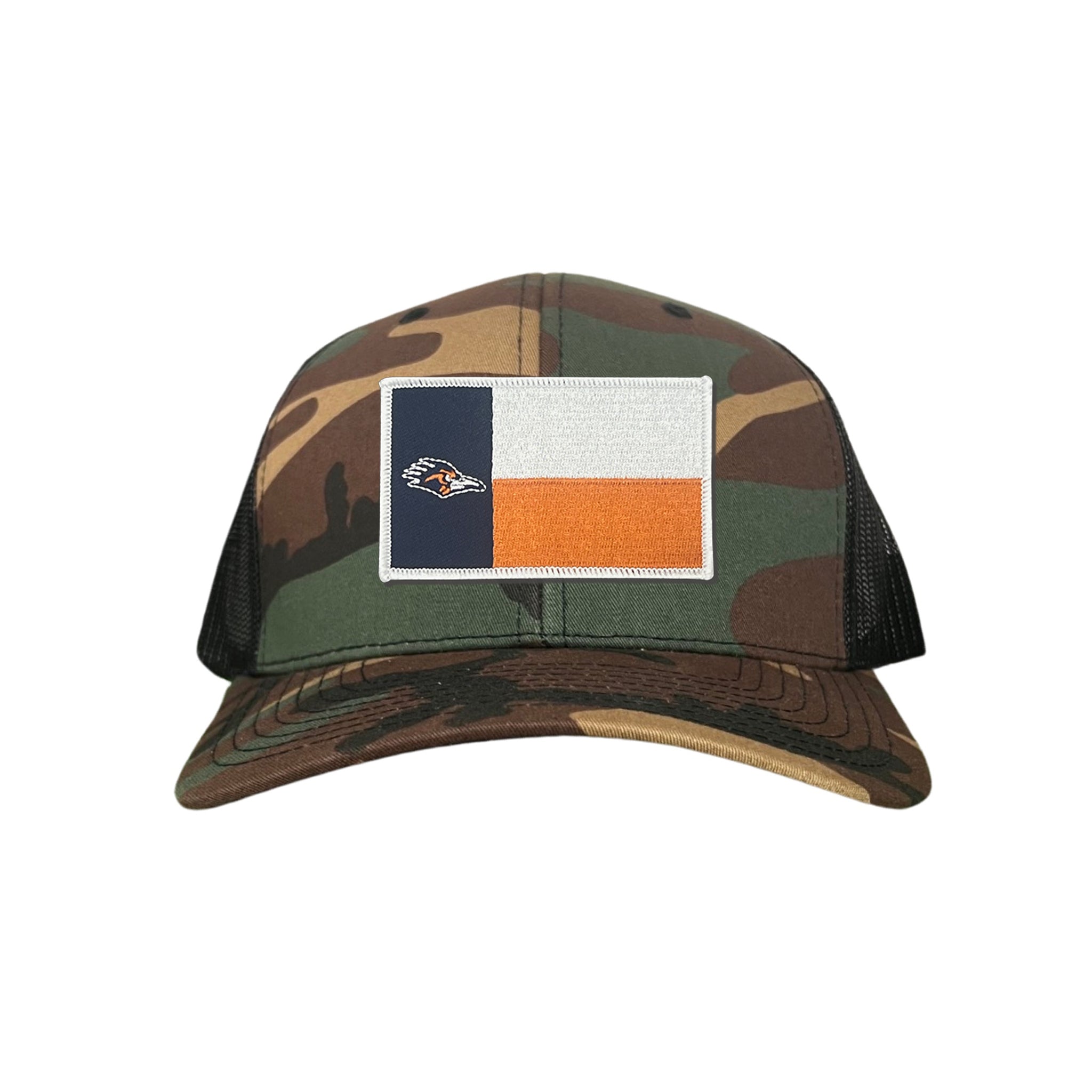 UTSA Roadrunners Texas State Flag Mesh Snapback Curved Bill Hat