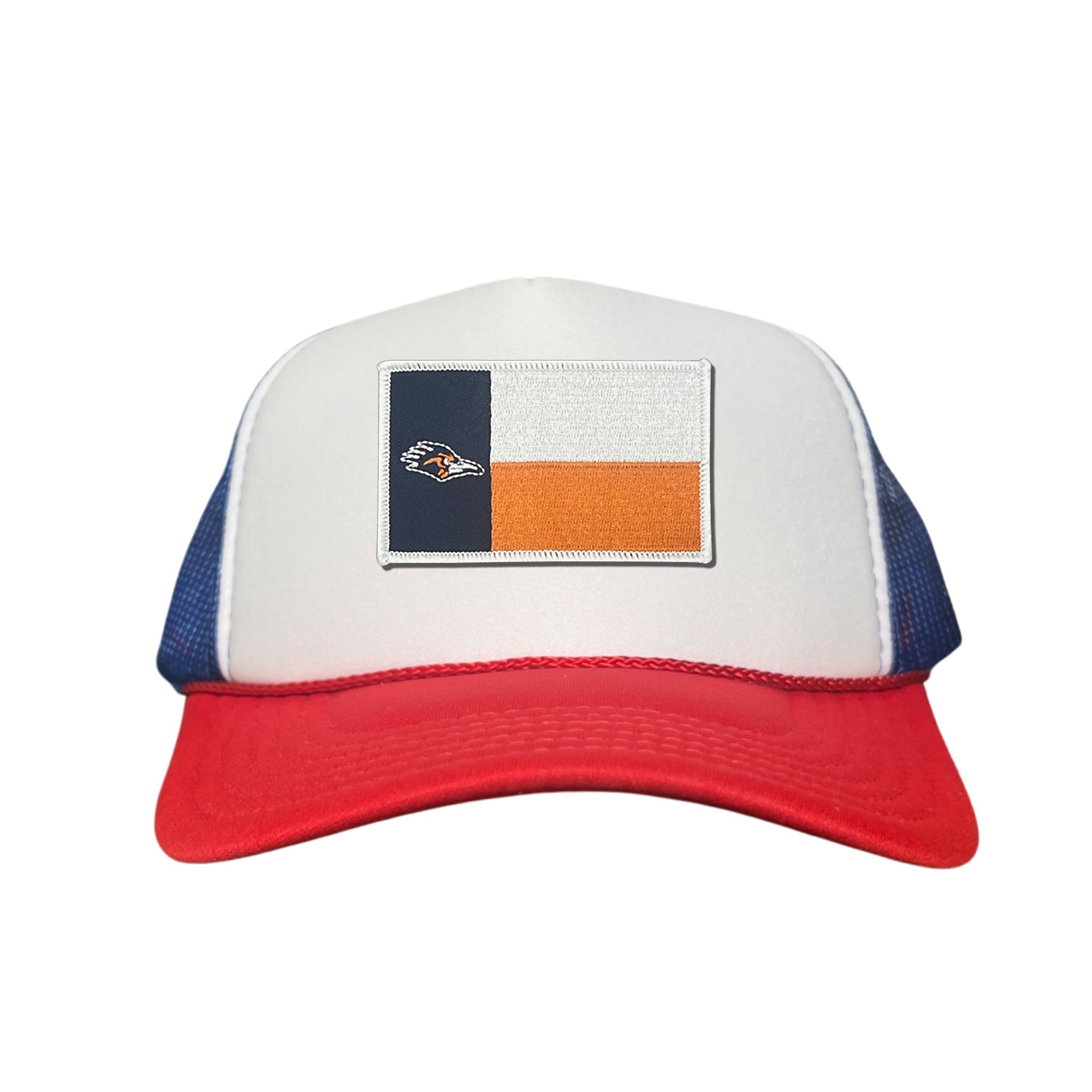 UTSA Roadrunners Texas State Flag Mesh Snapback Curved Bill Hat