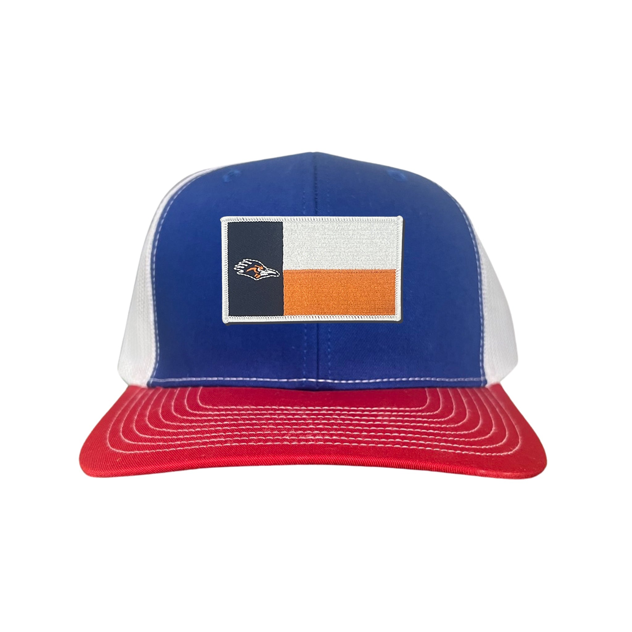 UTSA Roadrunners Texas State Flag Mesh Snapback Curved Bill Hat