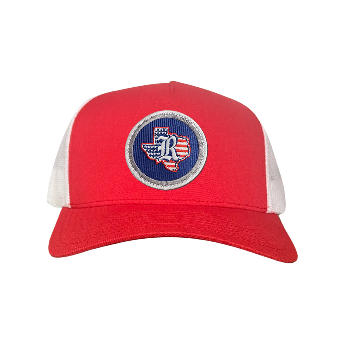 Rice University Texas American Flag Patch Curved Bill Snapback