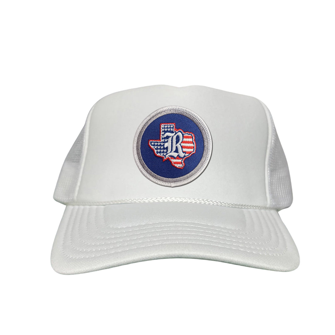 Rice University Texas American Flag Patch Curved Bill Snapback