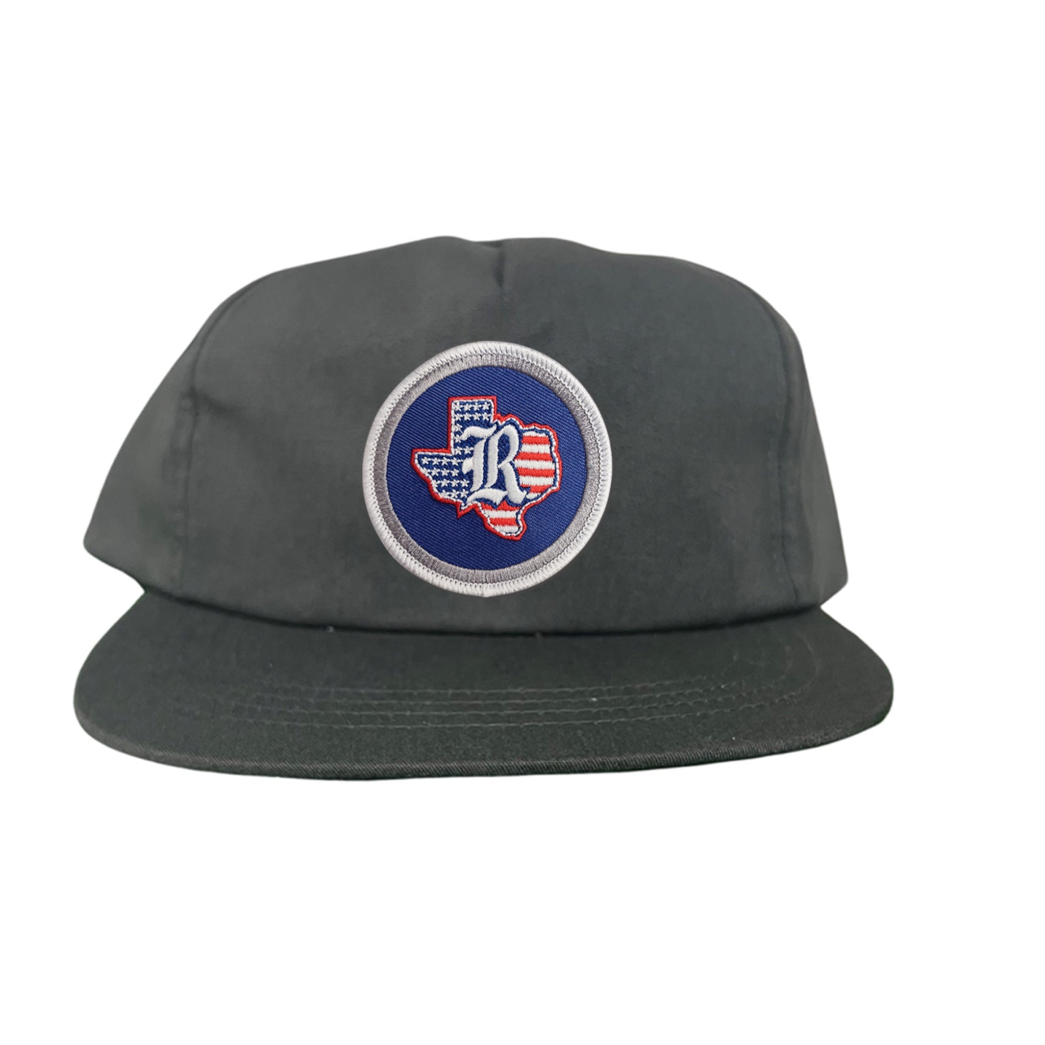 Rice University / State of Texas American Flag Circle Patch / Curved Bill Mesh Snapback / 165 / Rice001 / MM