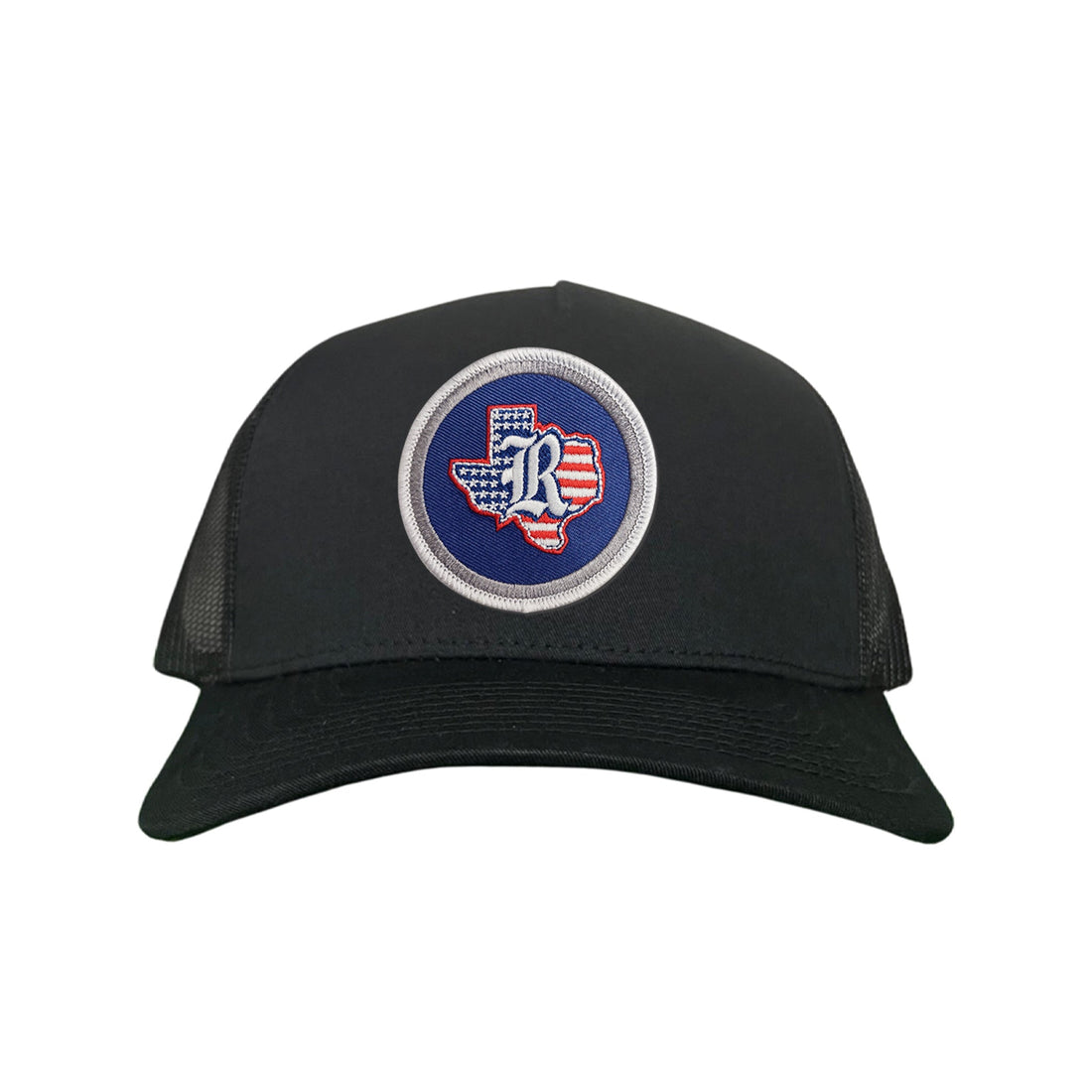 Rice University Texas American Flag Patch Curved Bill Snapback