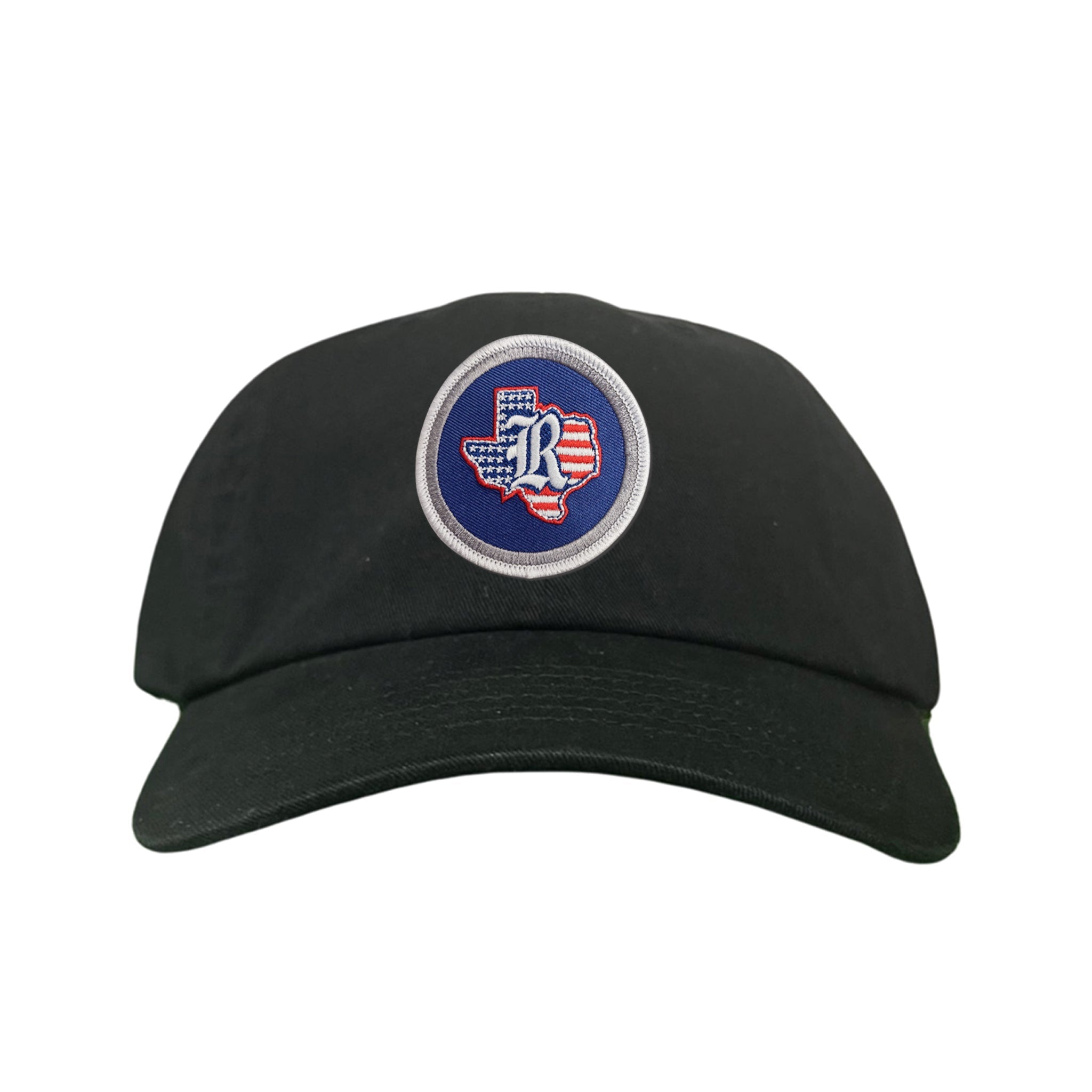 Rice University / State of Texas American Flag Circle Patch / Curved Bill Mesh Snapback / 165 / Rice001 / MM