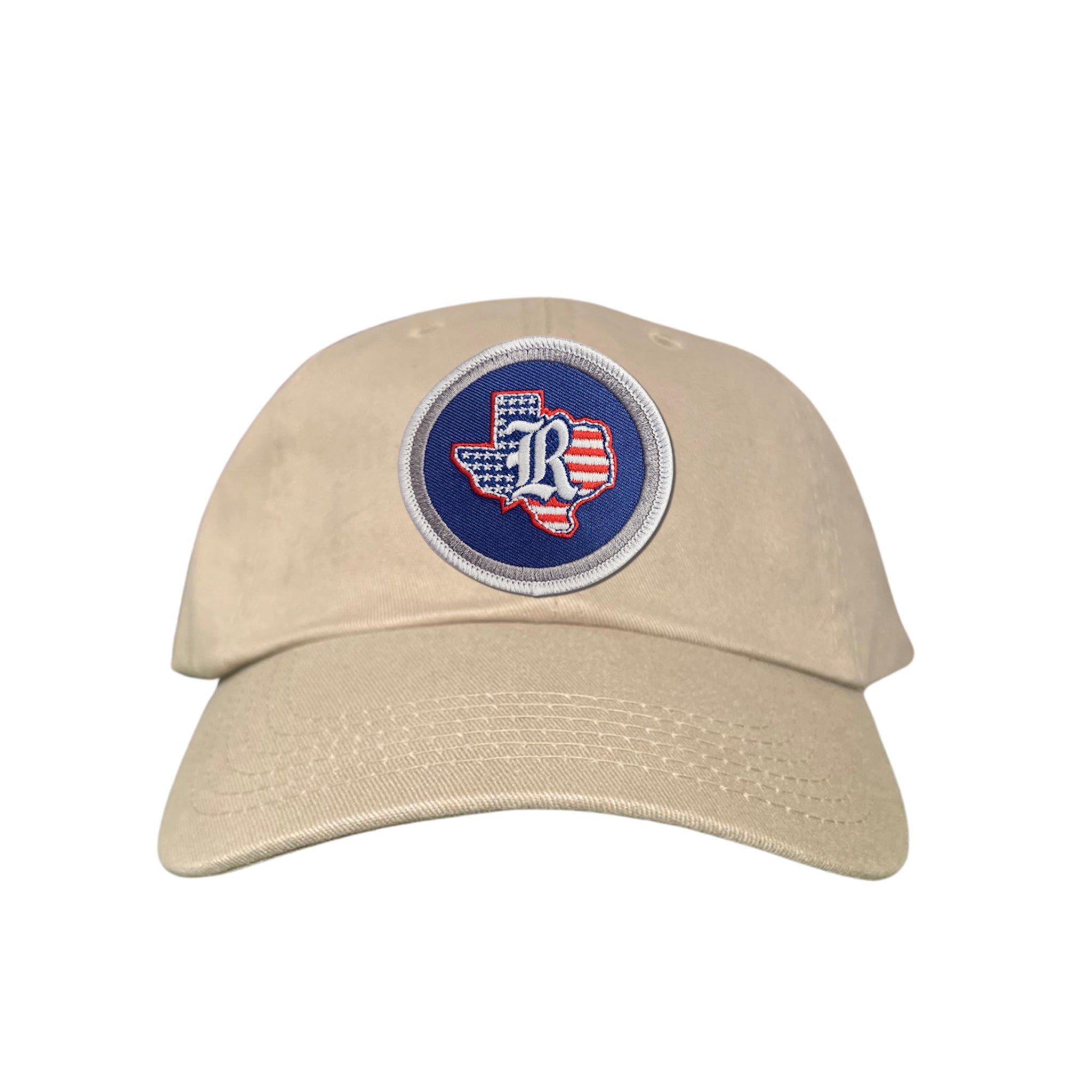 Rice University / State of Texas American Flag Circle Patch / Curved Bill Mesh Snapback / 165 / Rice001 / MM