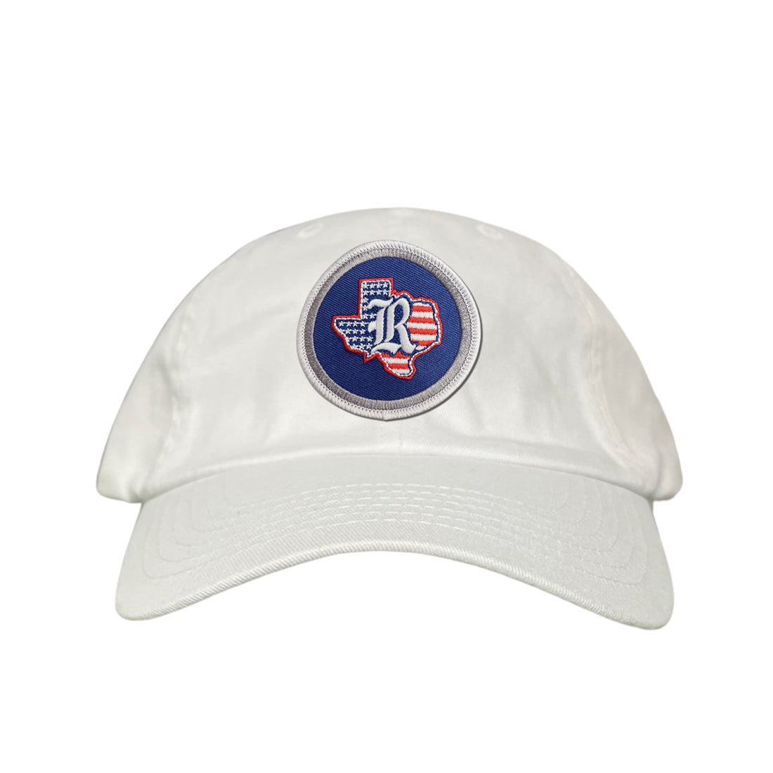 Rice University Texas American Flag Patch Curved Bill Snapback