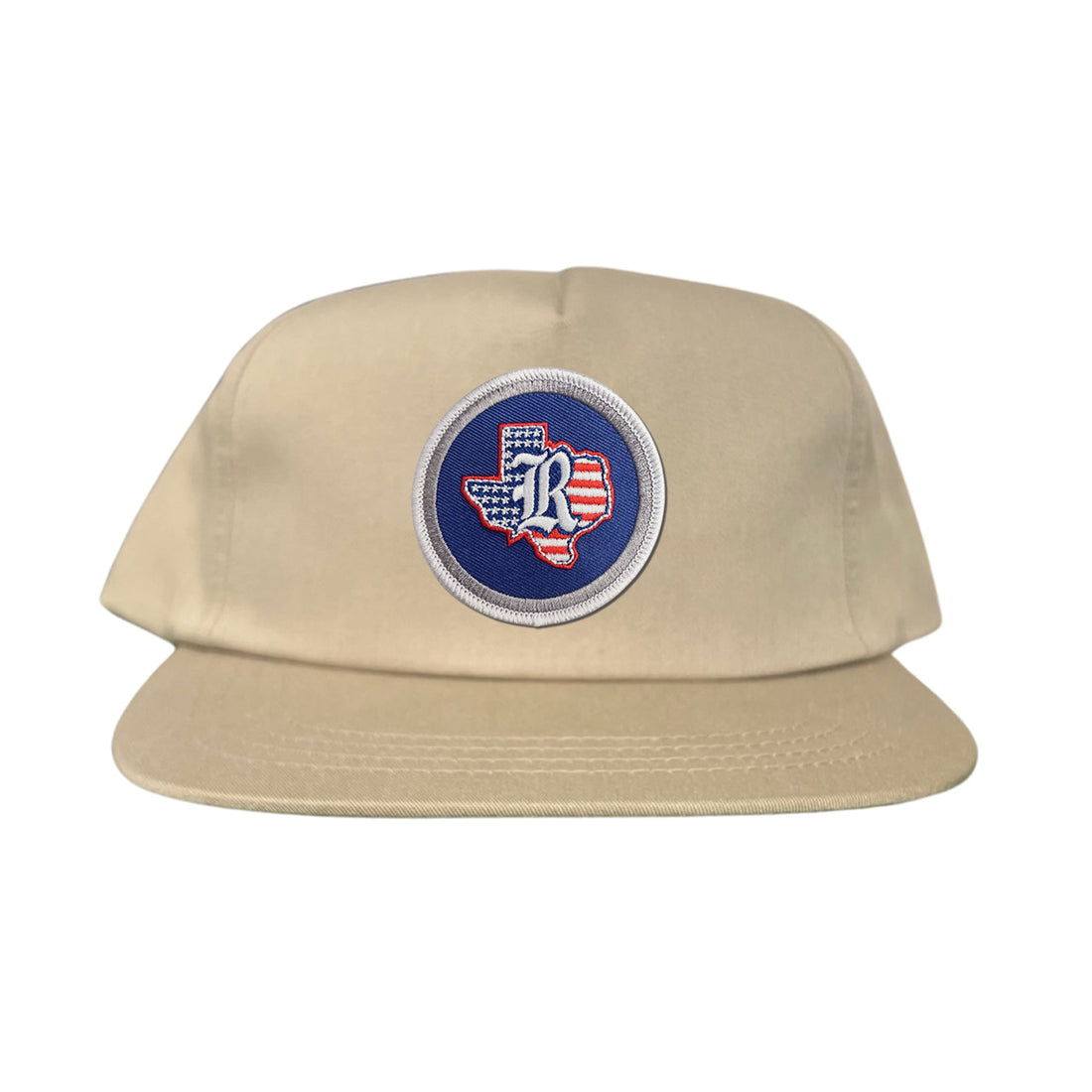 Rice University Texas American Flag Patch Curved Bill Snapback