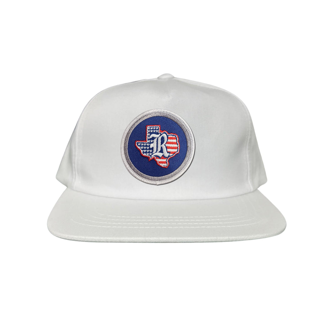 Rice University Texas American Flag Patch Curved Bill Snapback