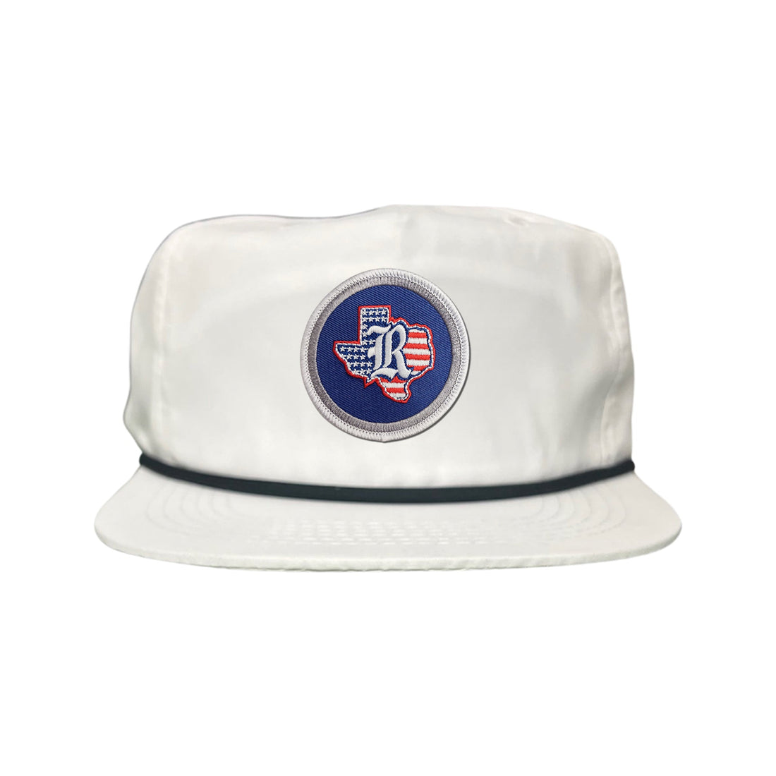 Rice University Texas American Flag Patch Curved Bill Snapback