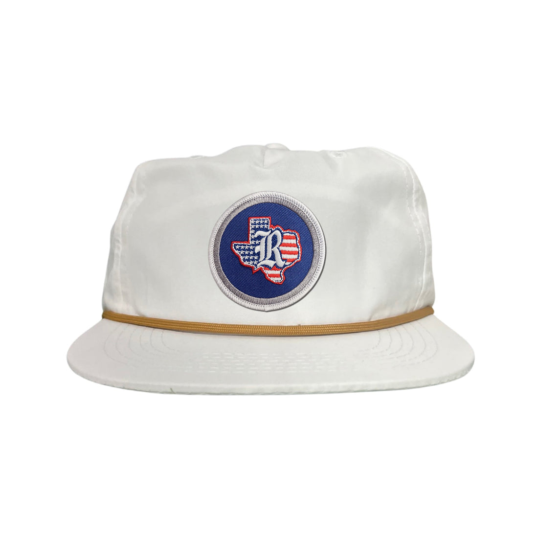Rice University Texas American Flag Patch Curved Bill Snapback