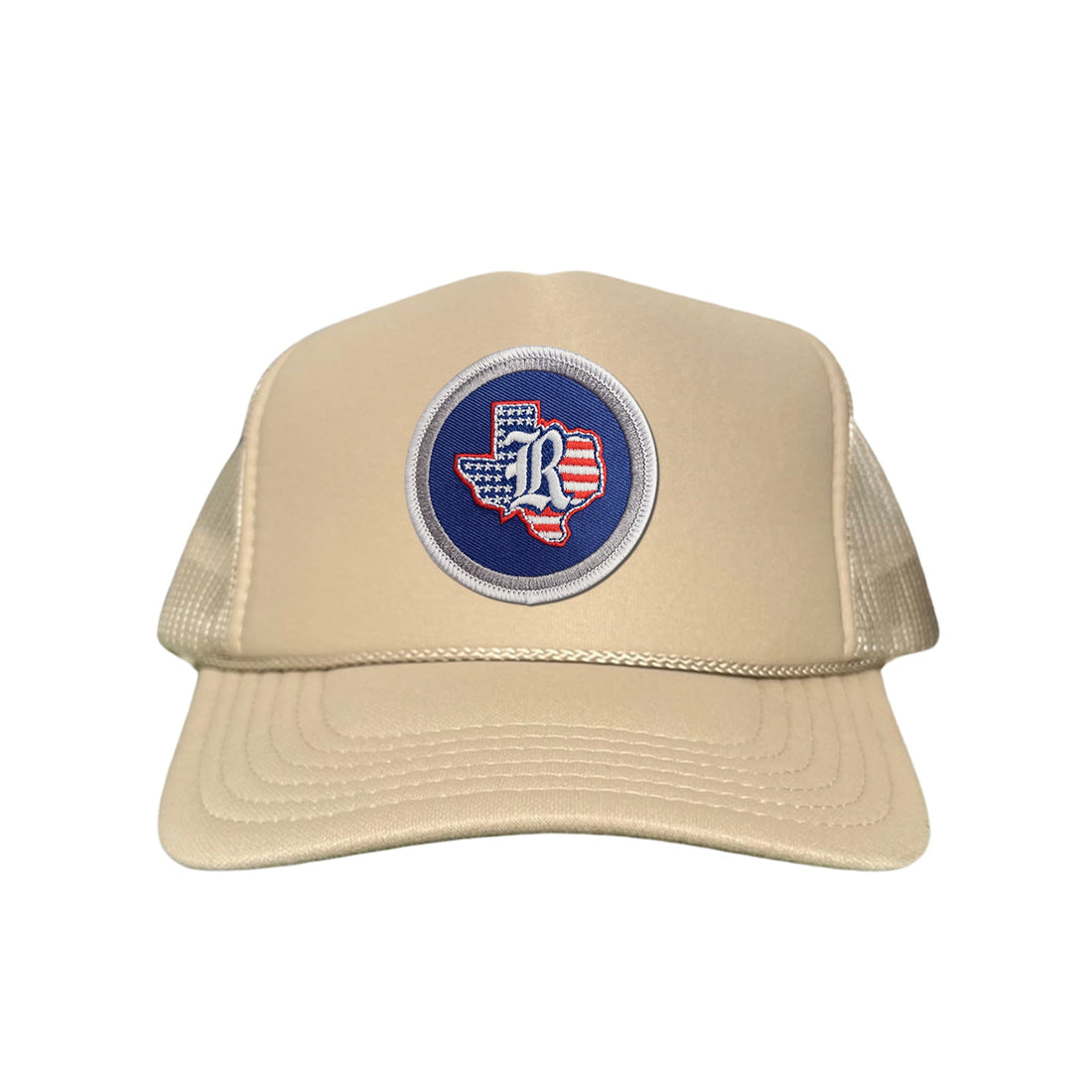 Rice University Texas American Flag Patch Curved Bill Snapback