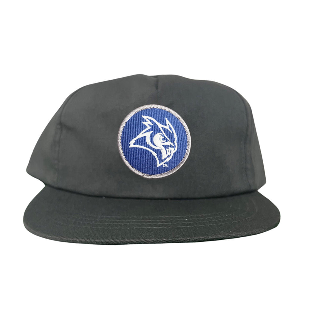 Rice Owls Owl Head Circle Patch Mesh Snapback Hat