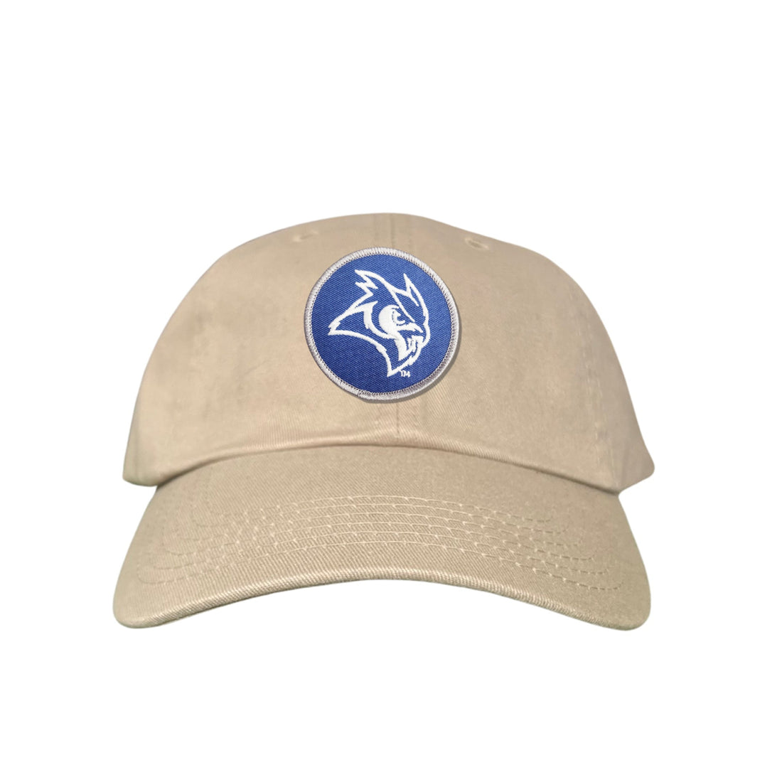 Rice Owls Owl Head Circle Patch Mesh Snapback Hat