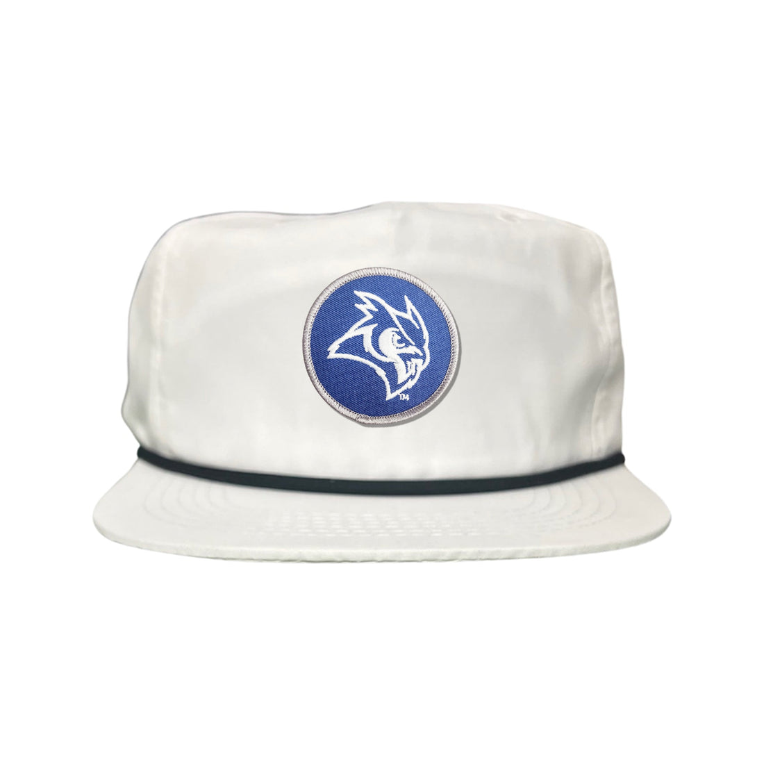Rice Owls Owl Head Circle Patch Mesh Snapback Hat