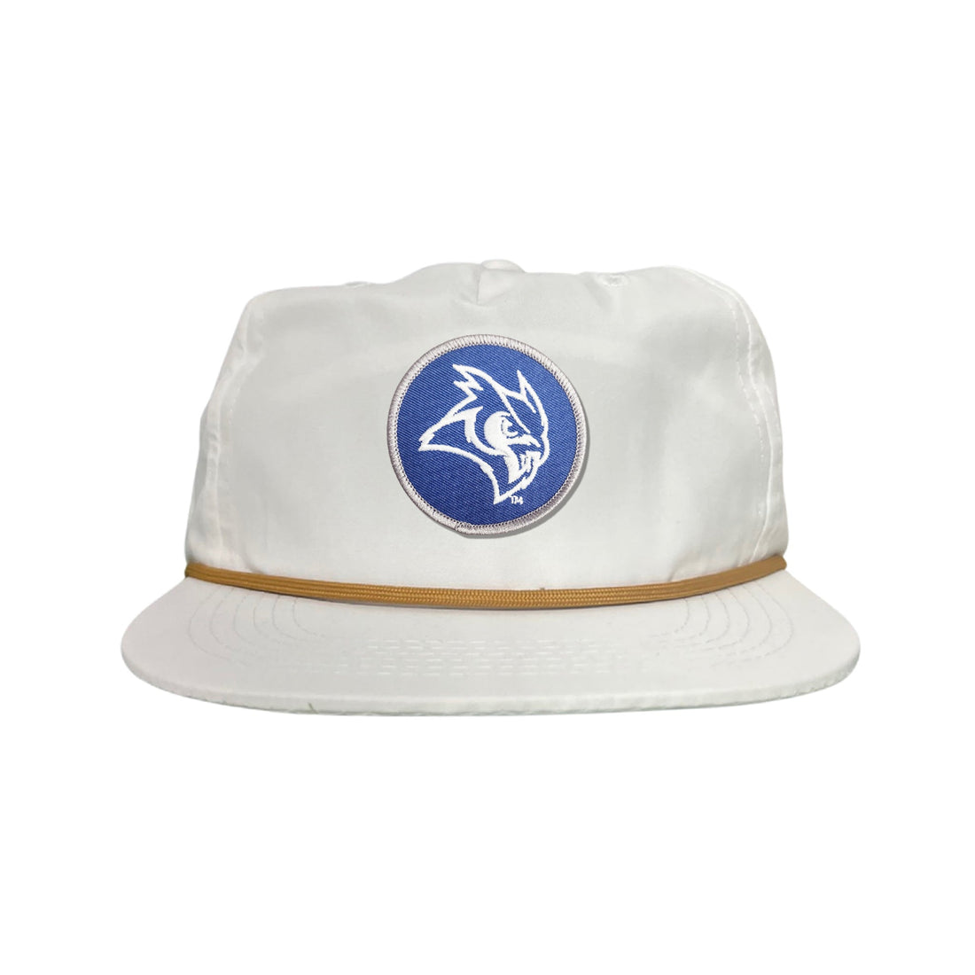 Rice Owls Owl Head Circle Patch Mesh Snapback Hat