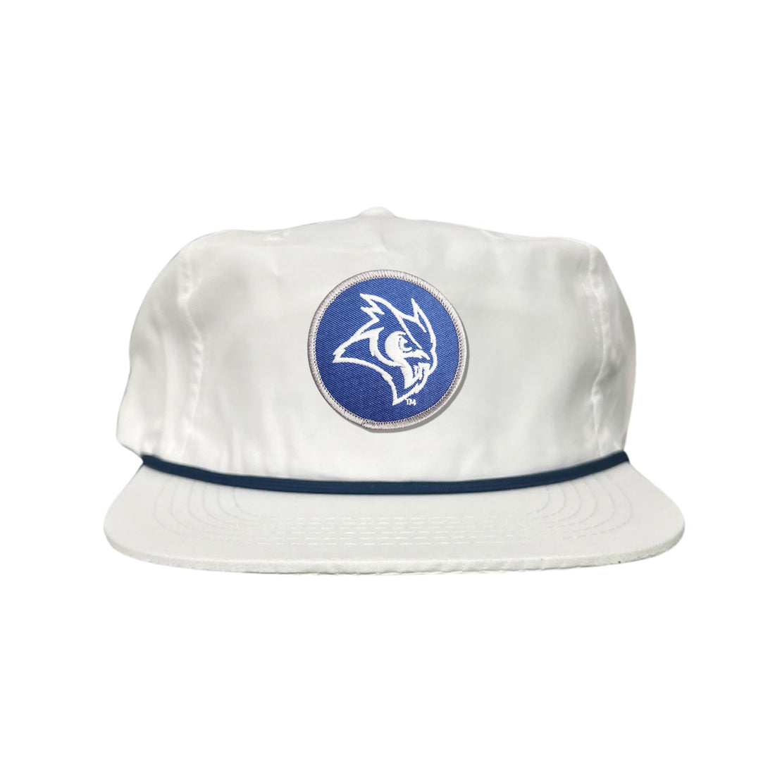 Rice Owls Owl Head Circle Patch Mesh Snapback Hat
