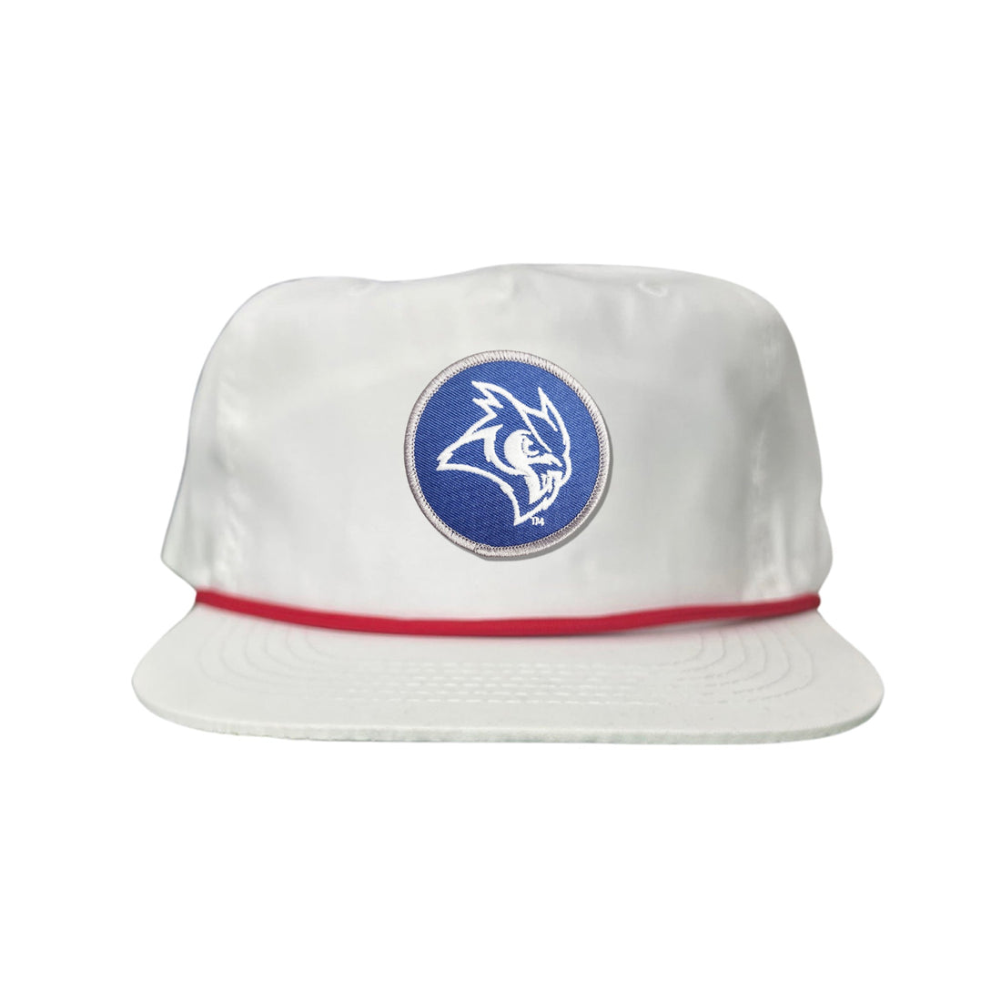 Rice Owls Owl Head Circle Patch Mesh Snapback Hat