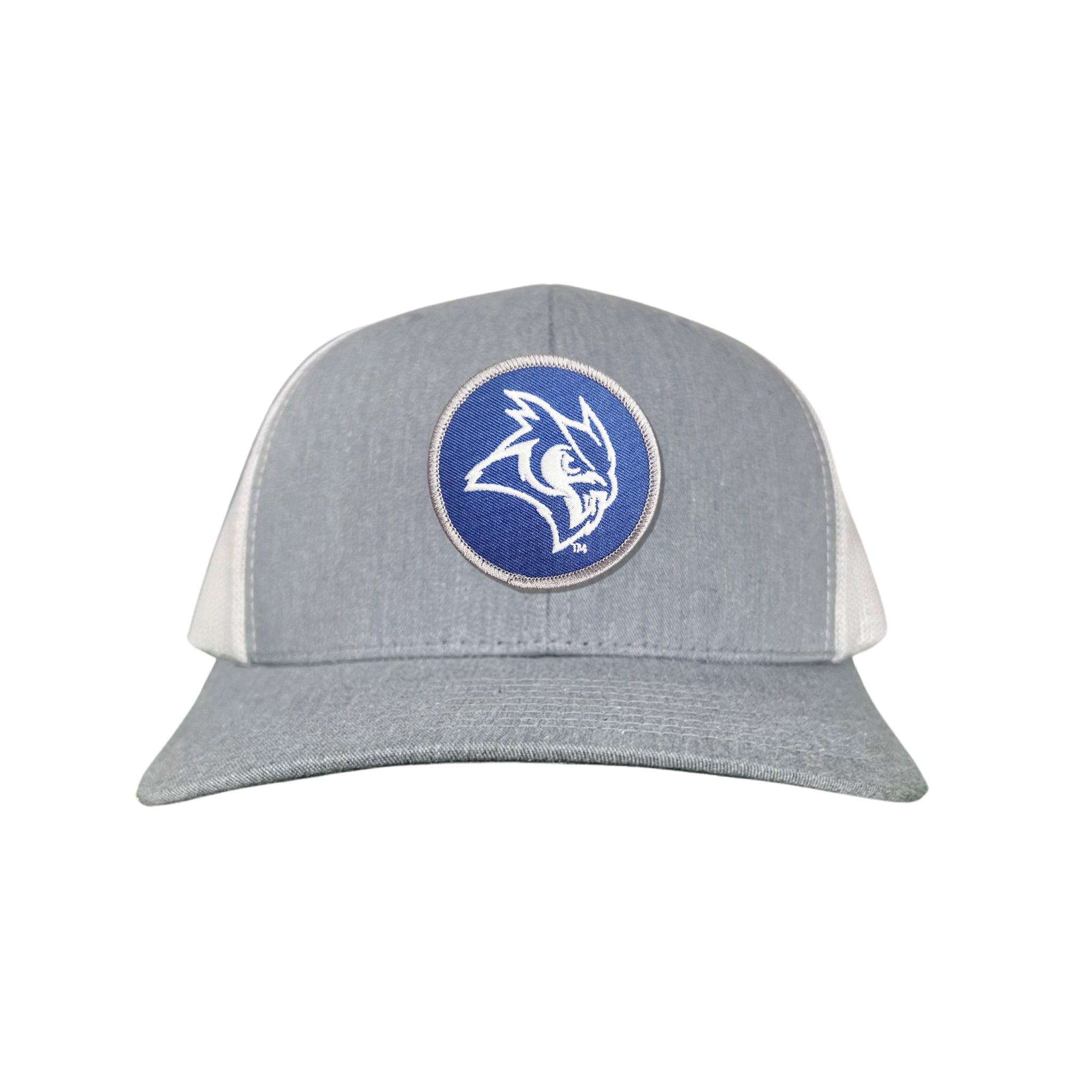 Rice Owls Owl Head Circle Patch Mesh Snapback Hat
