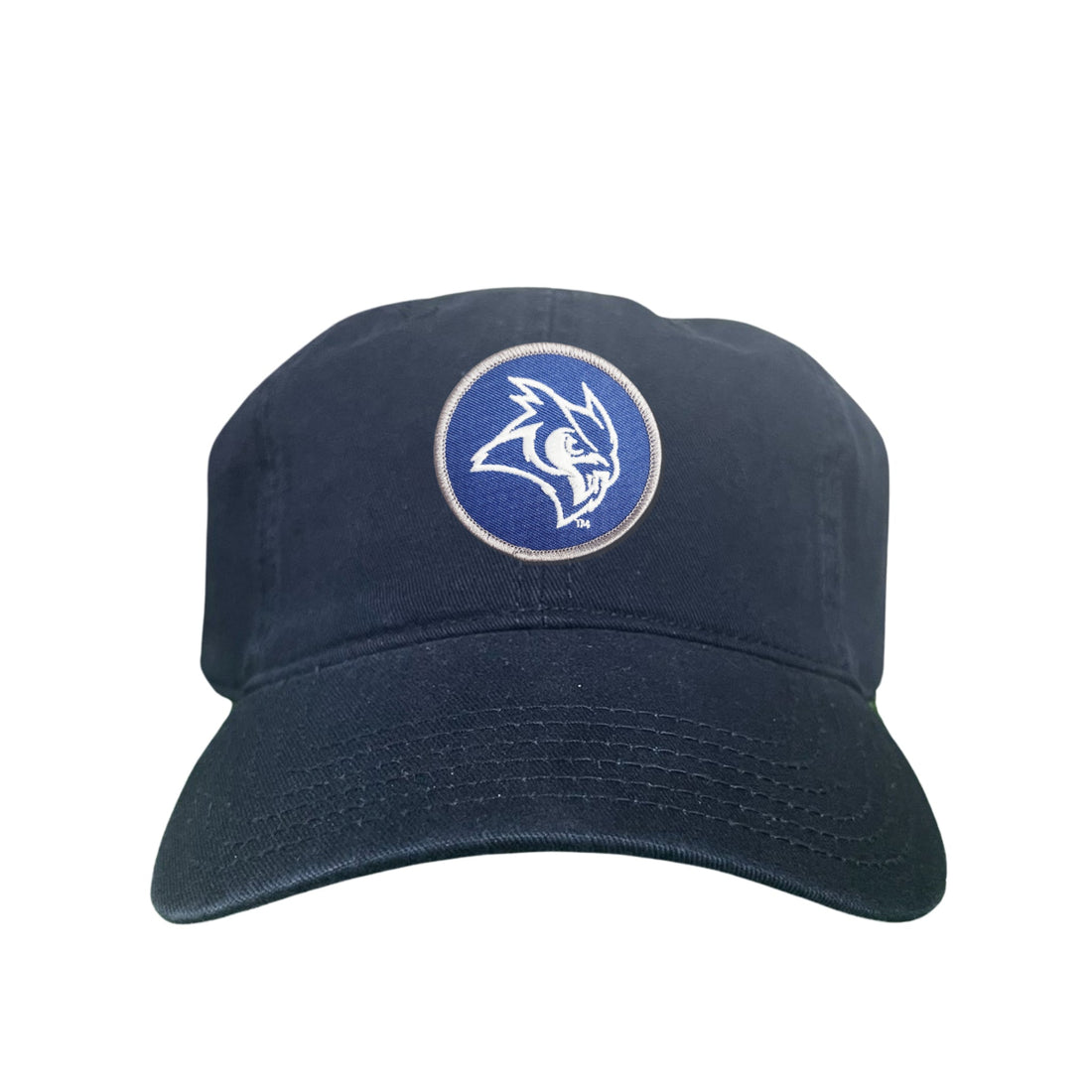 Rice Owls Owl Head Circle Patch Mesh Snapback Hat
