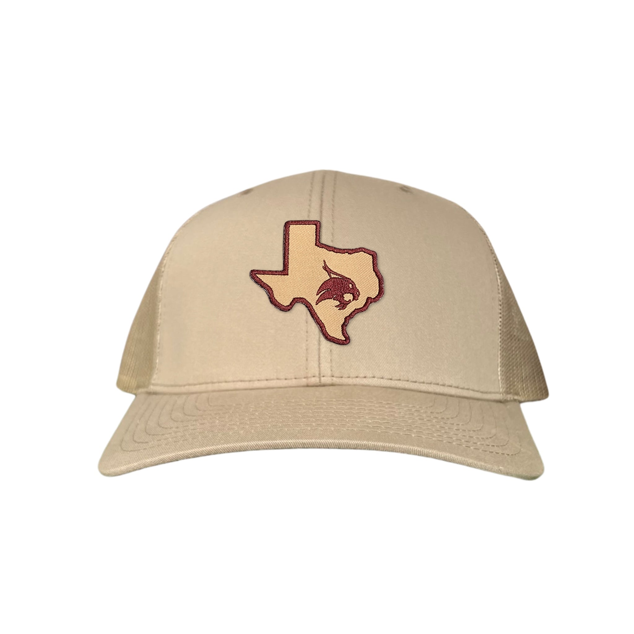 Texas State Supercat Curved Bill Mesh Snapback Hat
