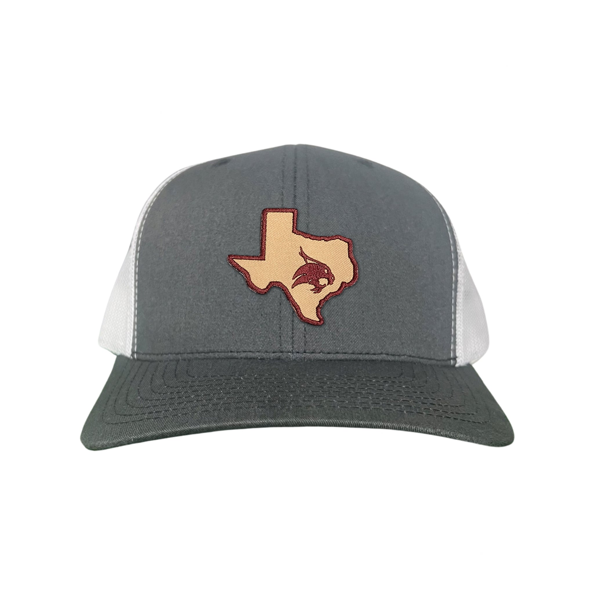 Texas State Supercat Curved Bill Mesh Snapback Hat