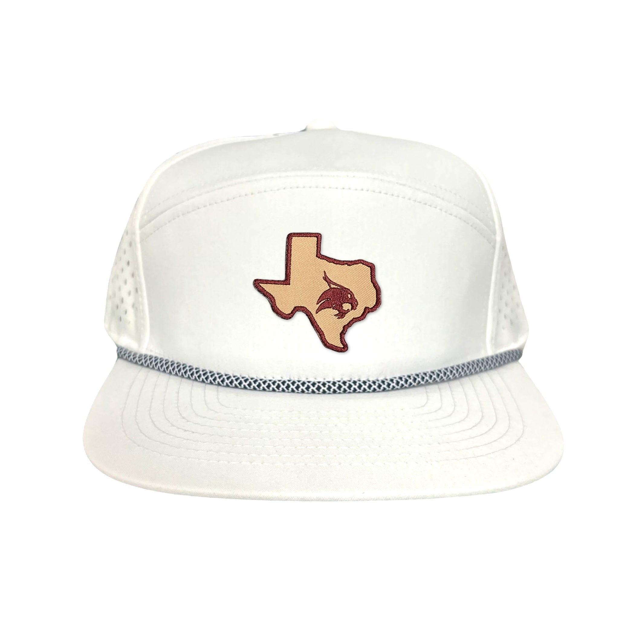 Texas State Supercat Curved Bill Mesh Snapback Hat
