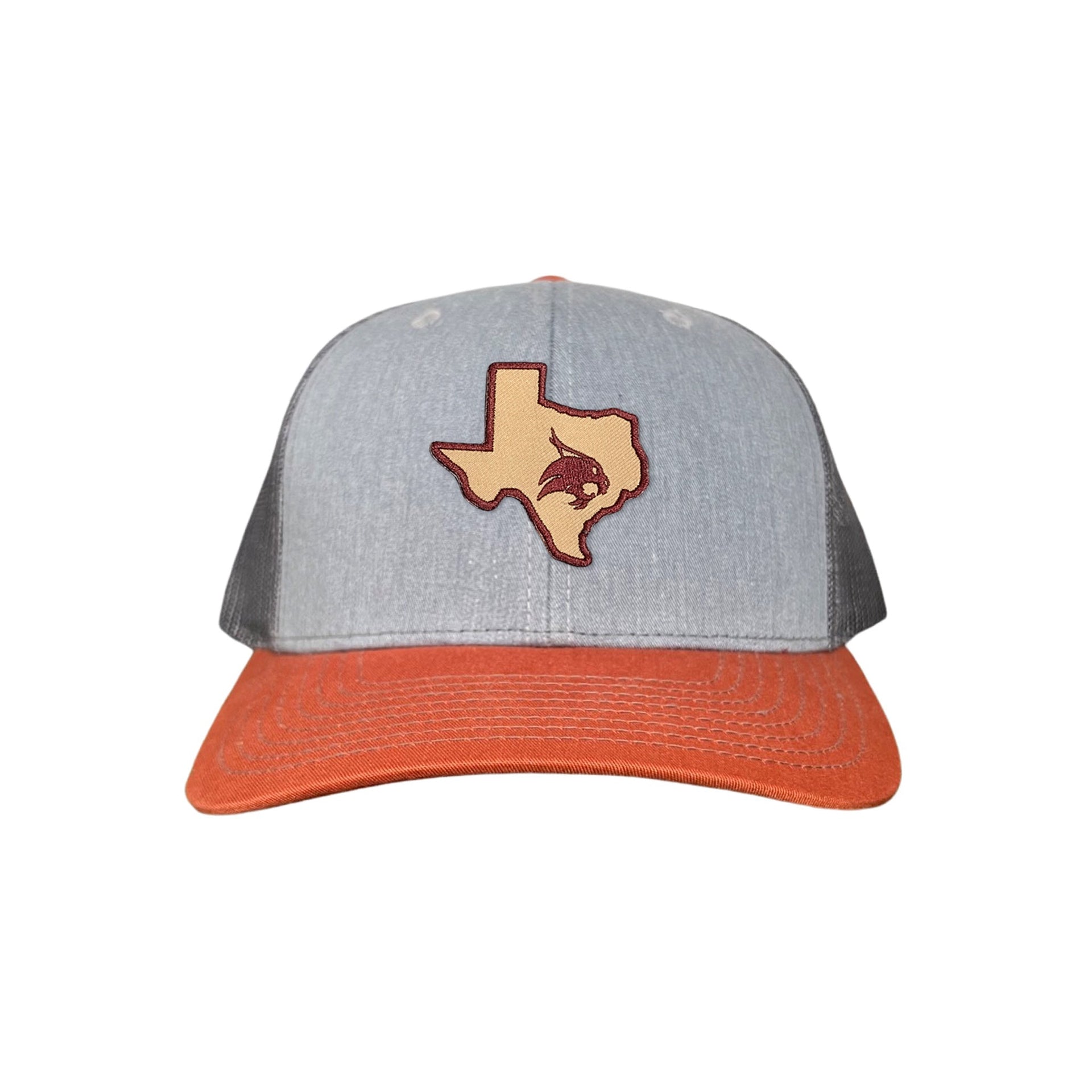 Texas State Supercat Curved Bill Mesh Snapback Hat