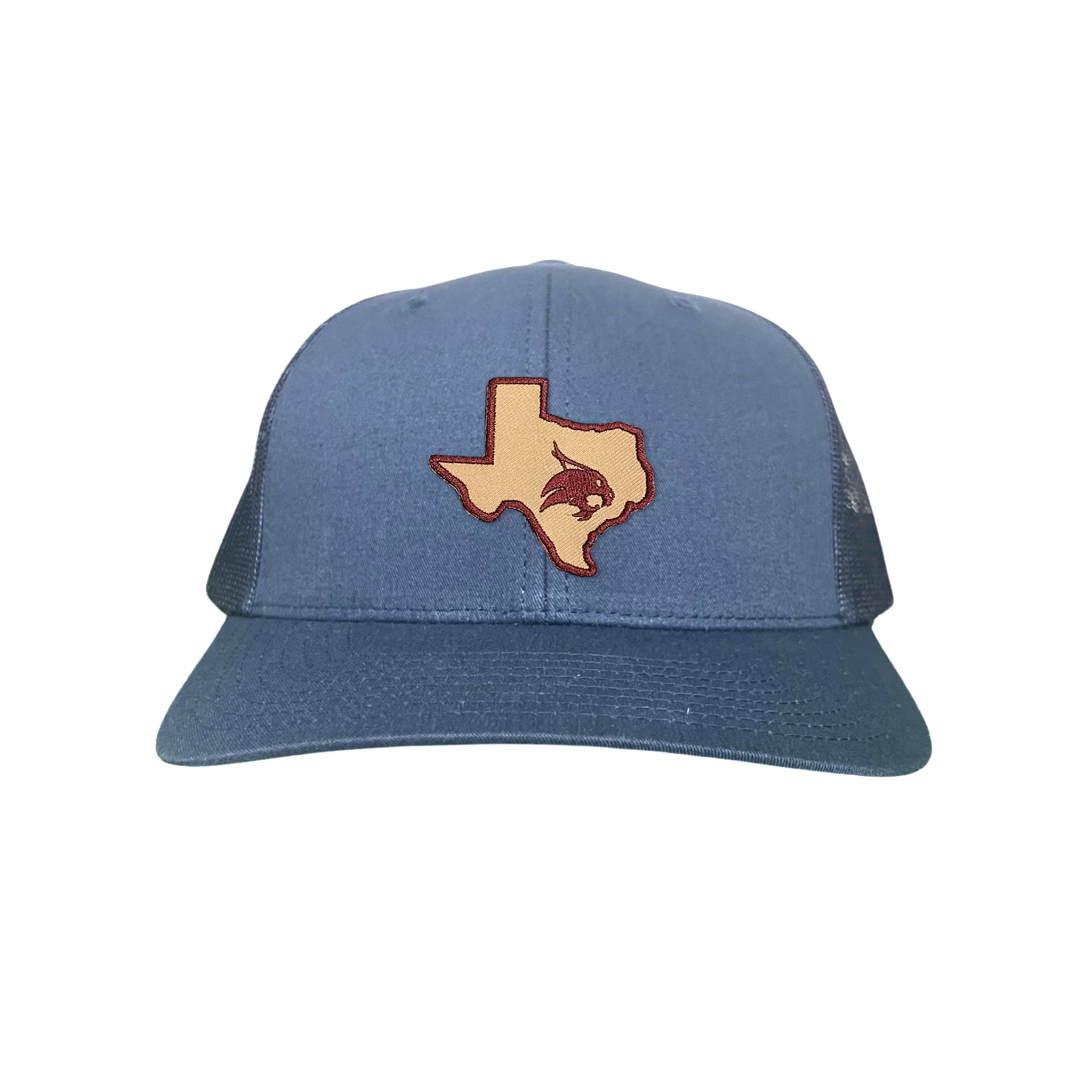 Texas State Supercat Curved Bill Mesh Snapback Hat