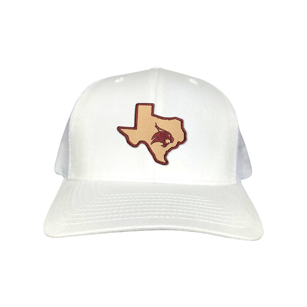 Texas State Supercat Curved Bill Mesh Snapback Hat