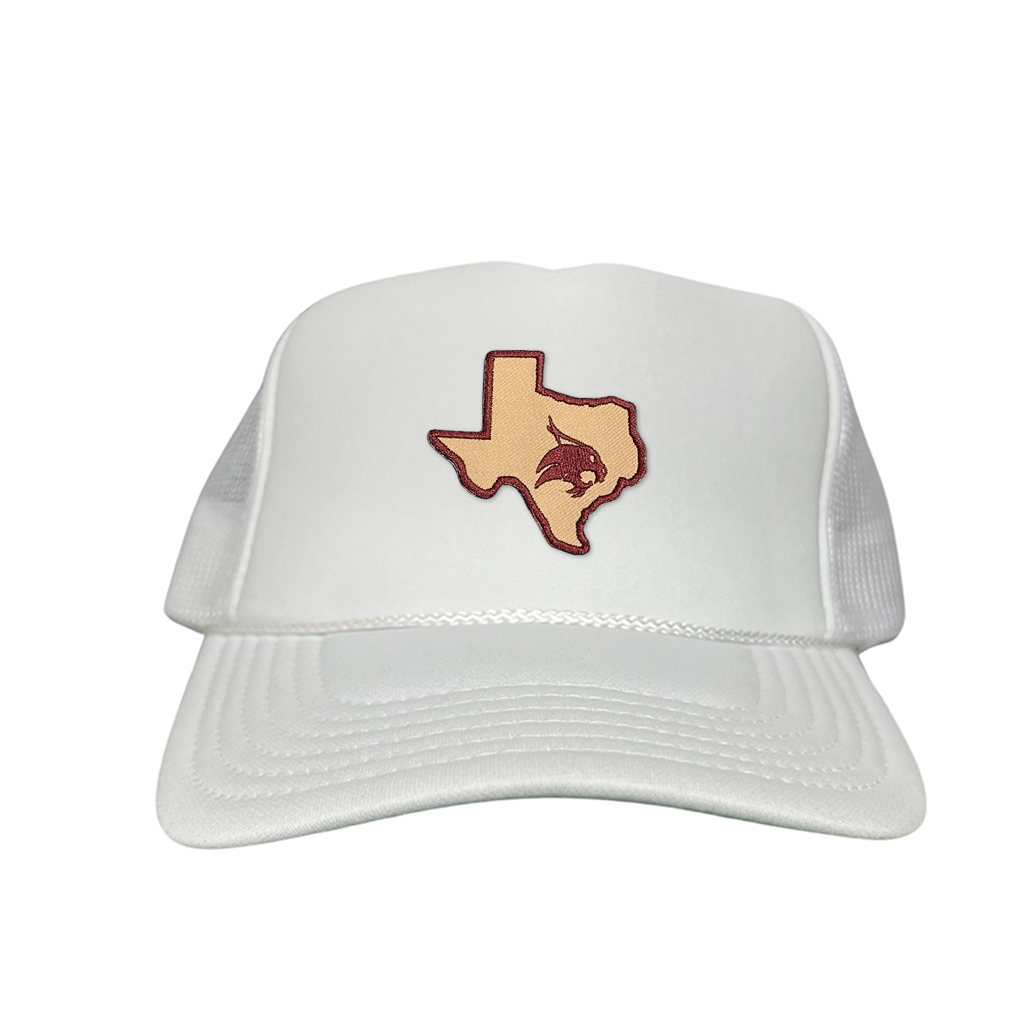 Texas State Supercat Curved Bill Mesh Snapback Hat