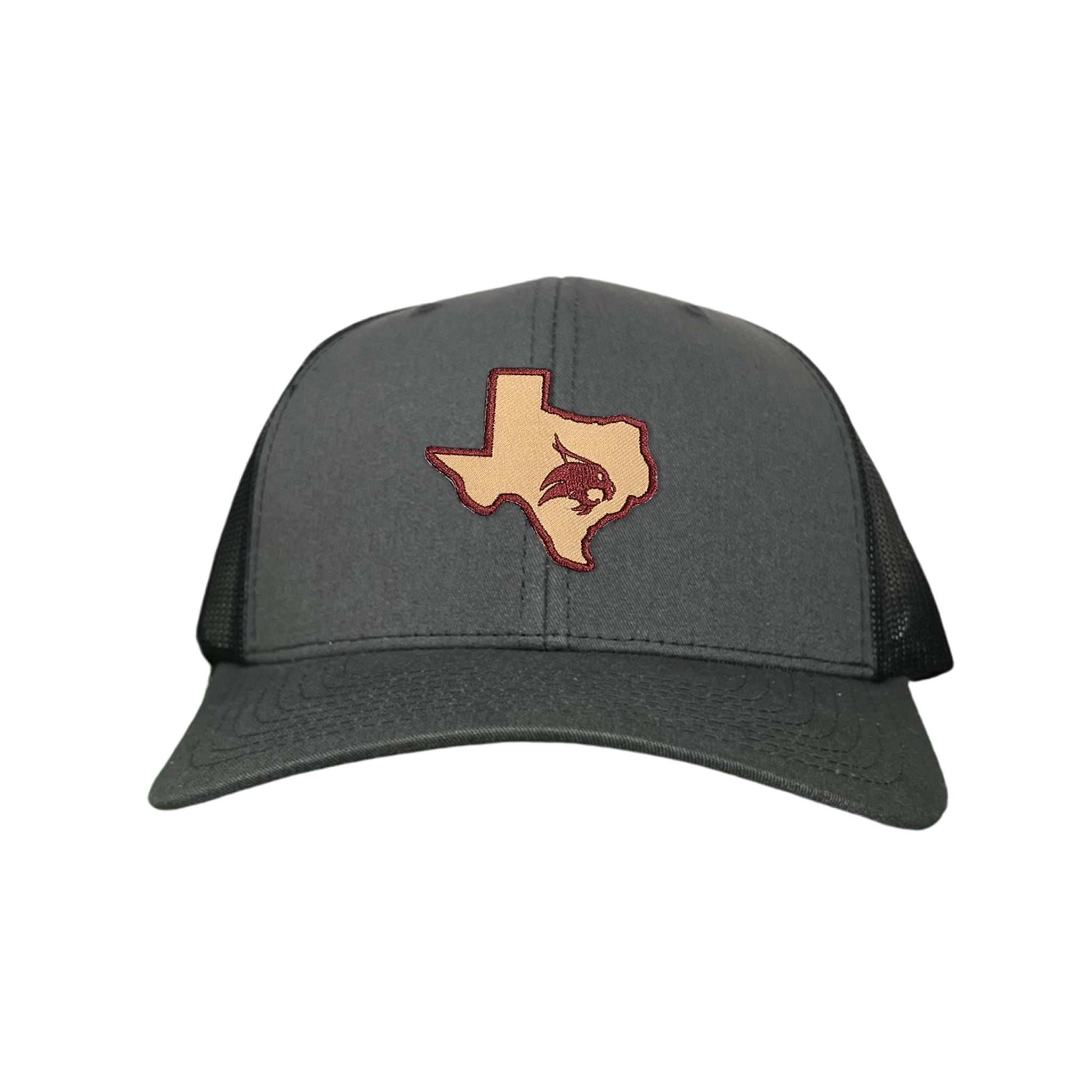 Texas State Supercat Curved Bill Mesh Snapback Hat