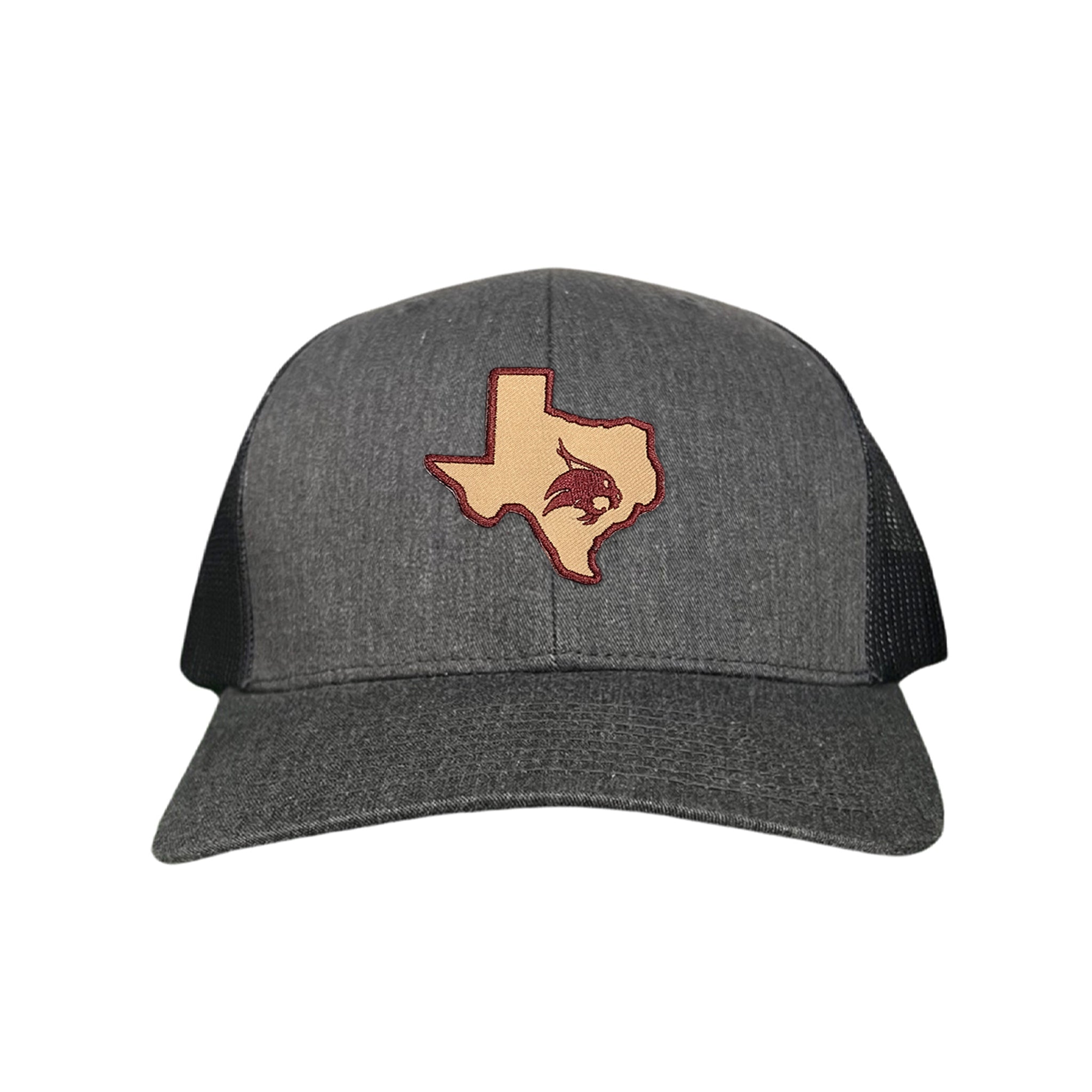 Texas State Supercat Curved Bill Mesh Snapback Hat